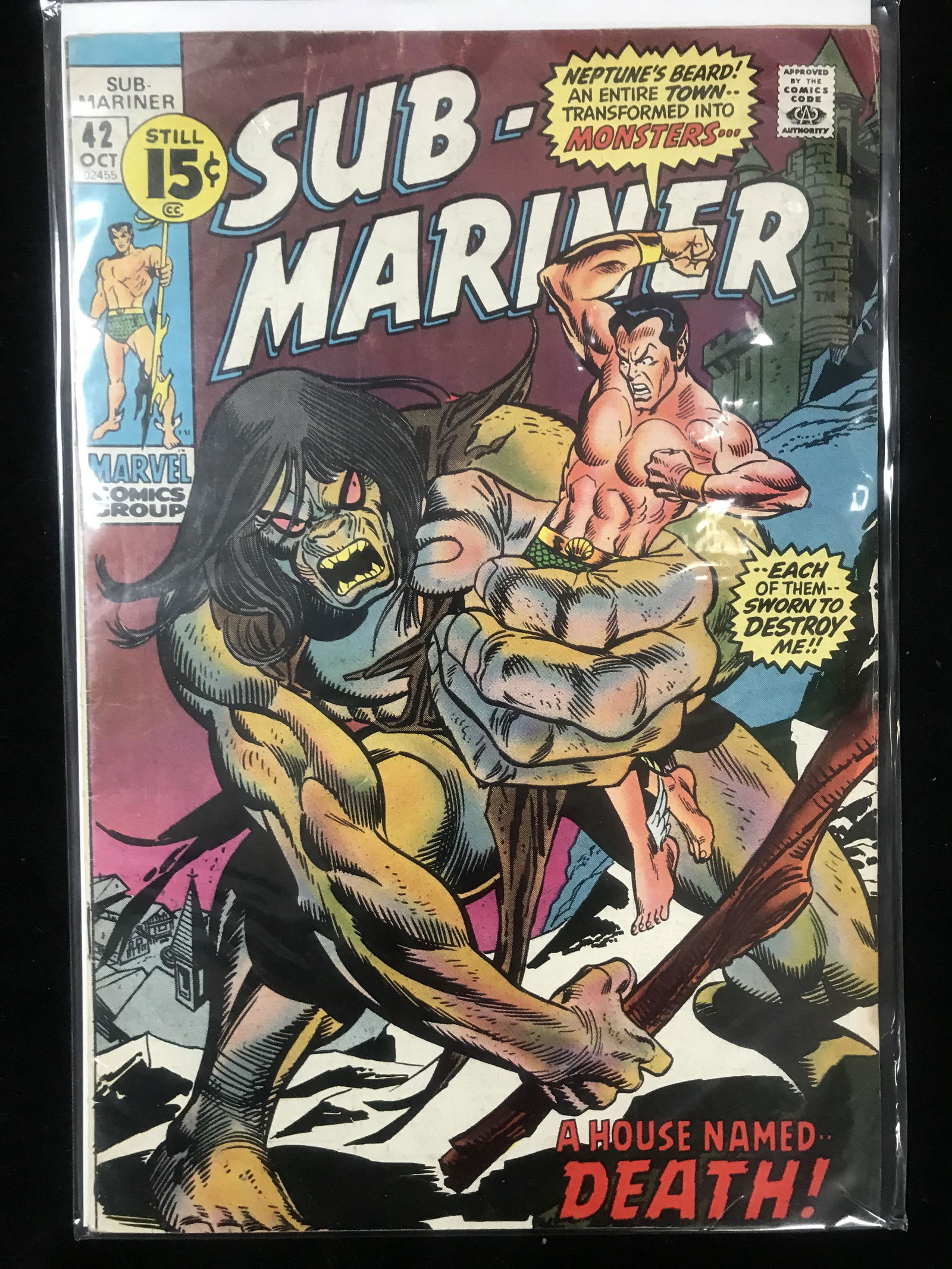 SUB-MARINER #42  MARVEL COMICS (1 of 1)