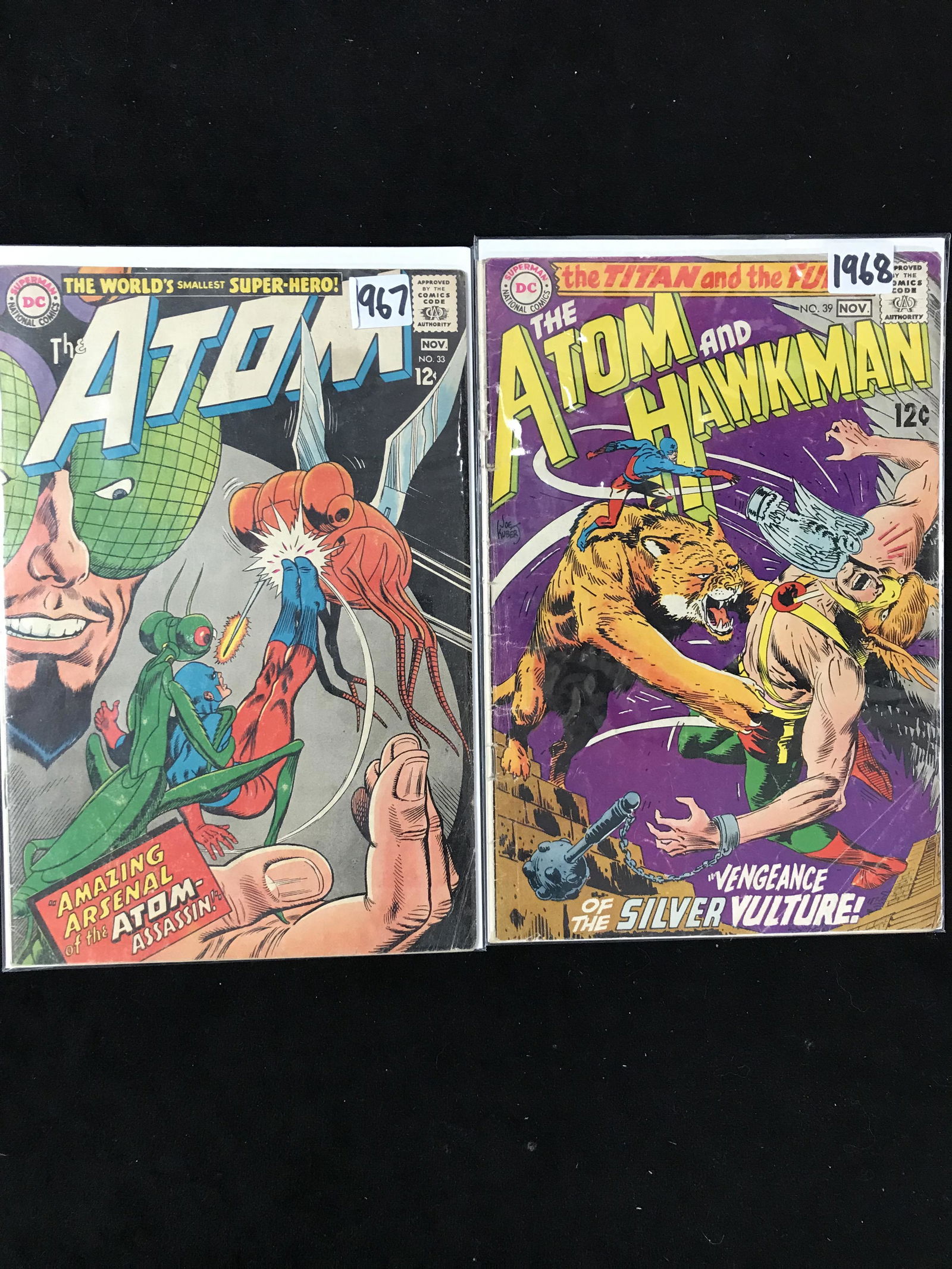 DC COMICS THE ATOM SILVER AGE COMIC BOOK LOT (1 of 1)