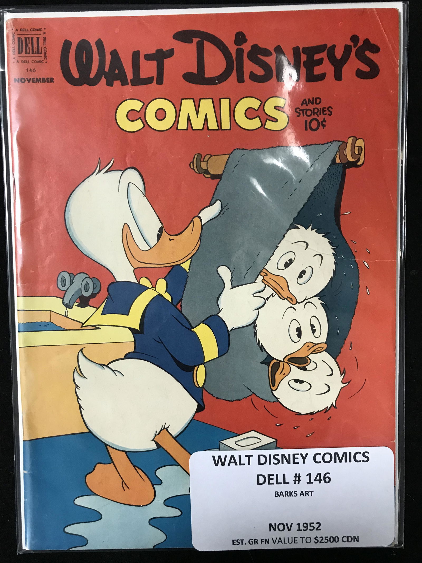 1952 DELL WALT DISNEY COMICS NO. 146 (1 of 1)