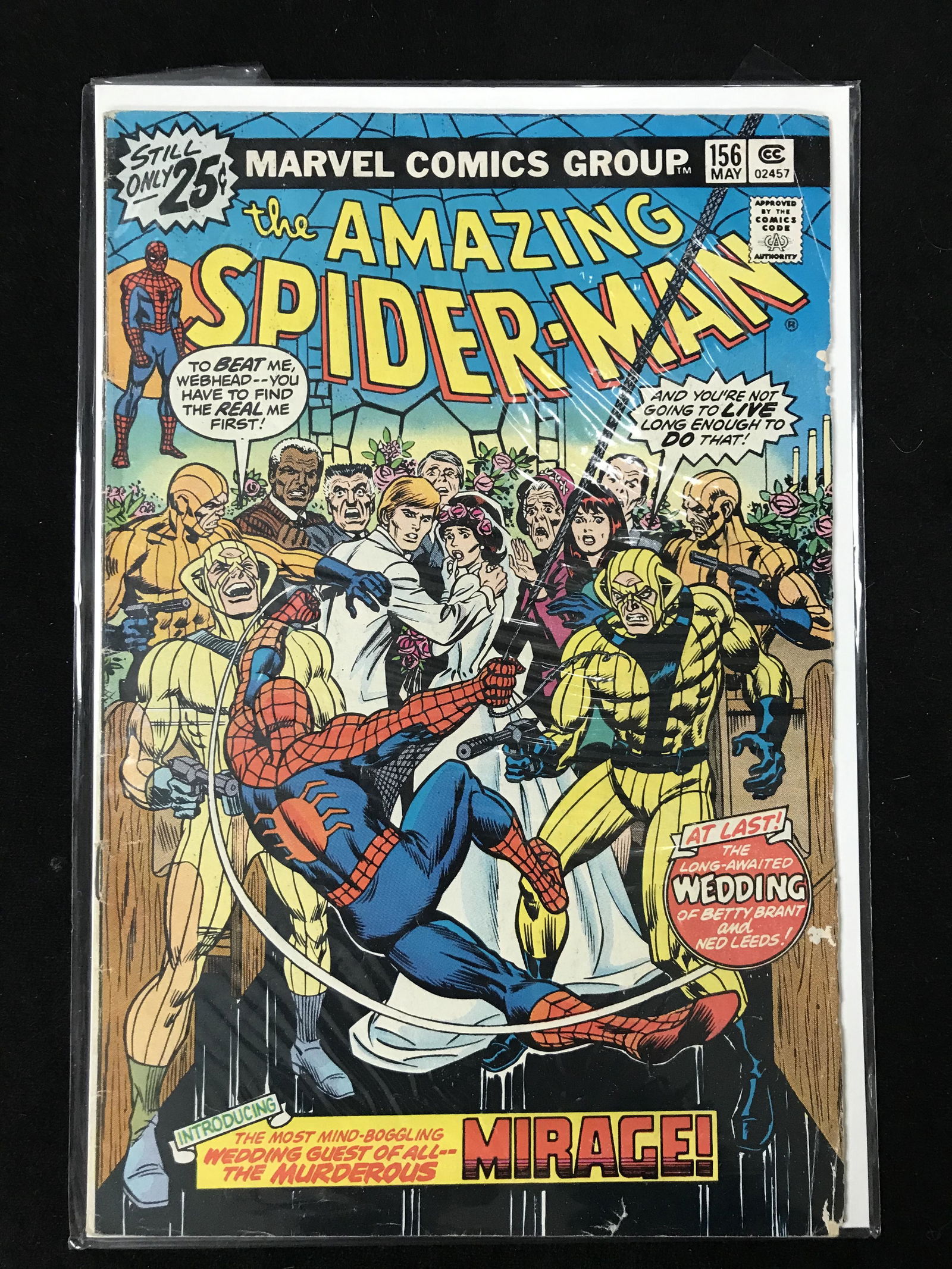 1976 MARVEL COMICS THE AMAZING SPIDER-MAN NO. 156 (1 of 1)