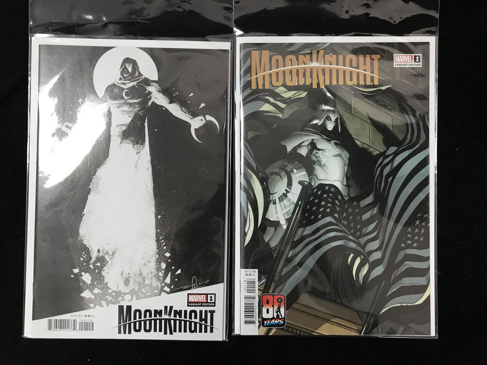 LOT OF 2 MOONKNIGHT #1  COMICS (MARVEL  COMICS) (1 of 1)