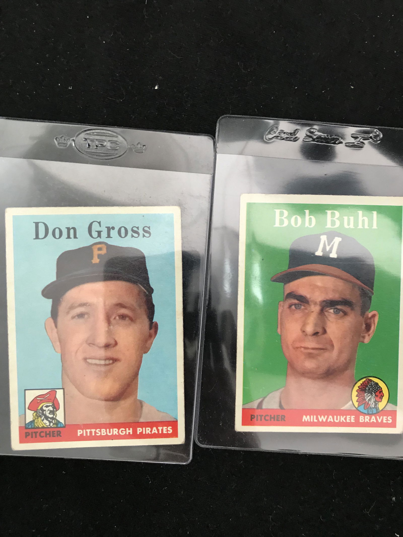 VINTAGE MLB BASEBALL 2 CARD LOT (1 of 1)