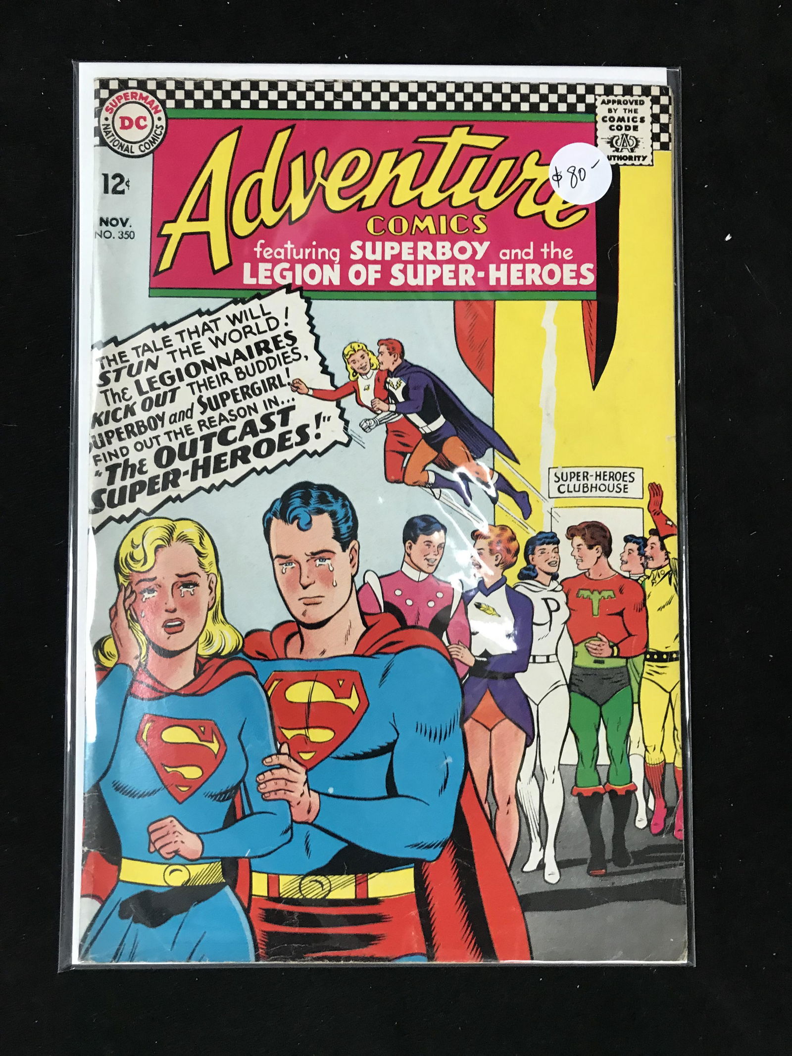 DC COMICS #350 ADVENTURE COMICS (FEATURING SUPERBOY AND THE LEGION OF SUPER-HEROS) (1 of 1)