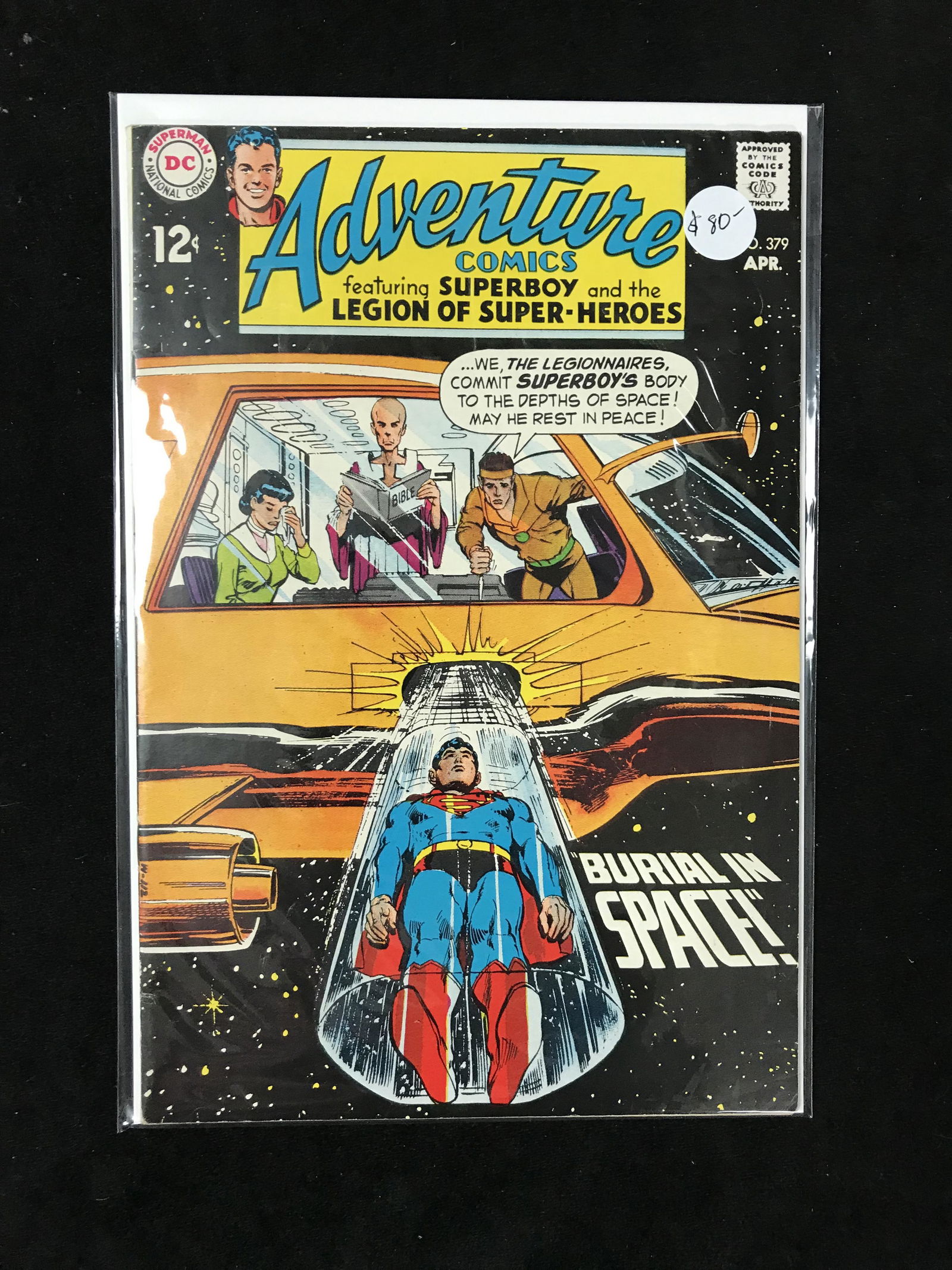 DC COMICS #379 ADVENTURE COMICS (FEATURING SUPERBOY AND THE LEGION OF SUPER-HEROS) (1 of 1)