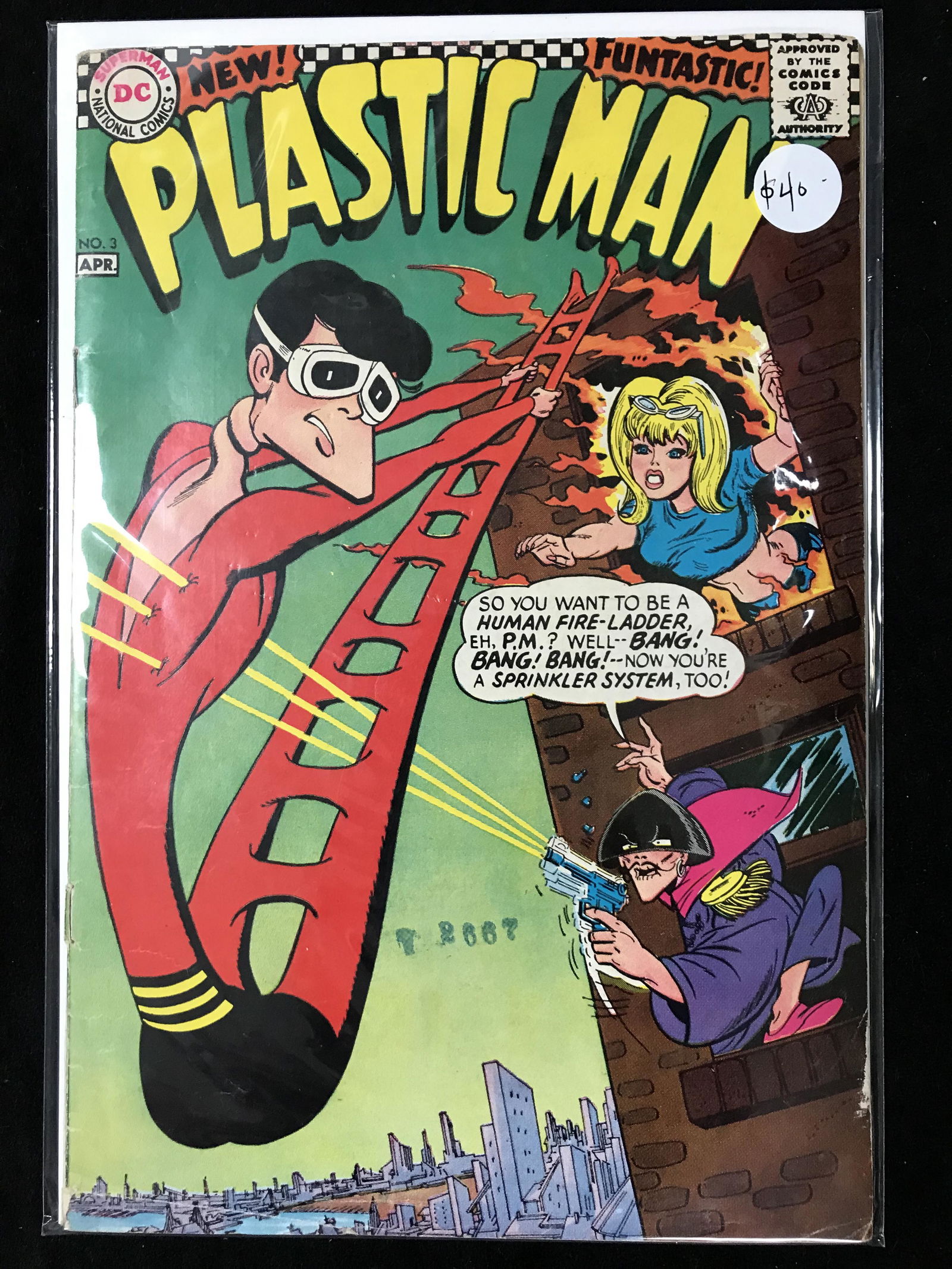 DC COMICS PLASTIC MAN NO.3 (1 of 1)