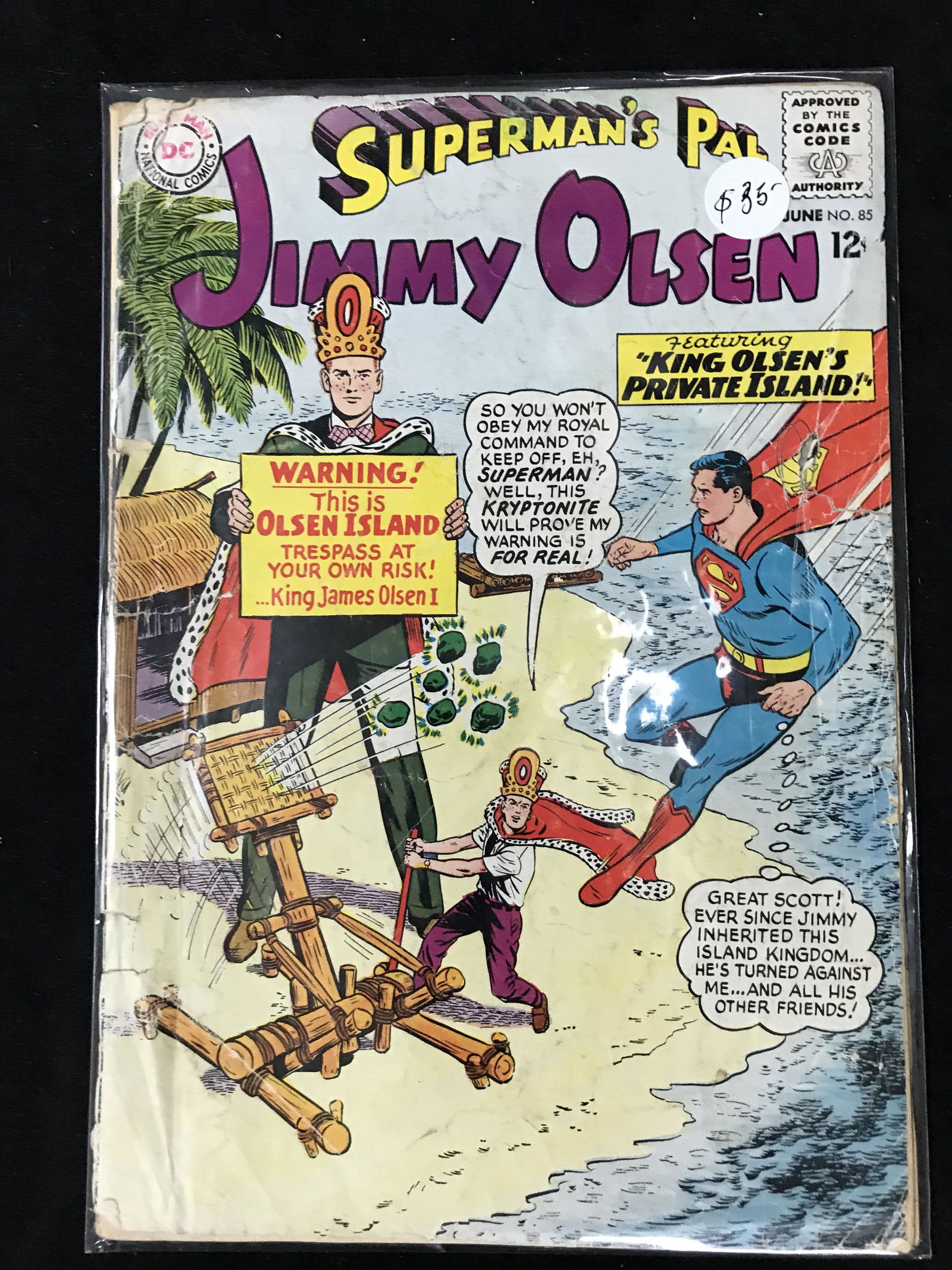 DC COMICS SUPERMANS PAL JIMMY OLSEN NO.85 (1 of 1)
