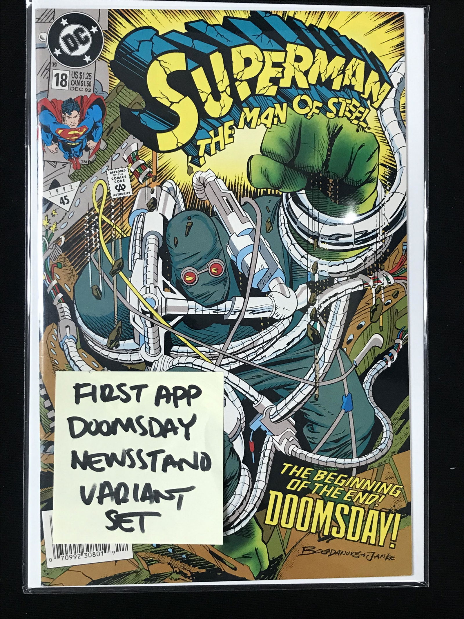 DC COMICS SUPERMAN NO.18 (1ST APPEARANCE DOOMSDAY) (1 of 1)