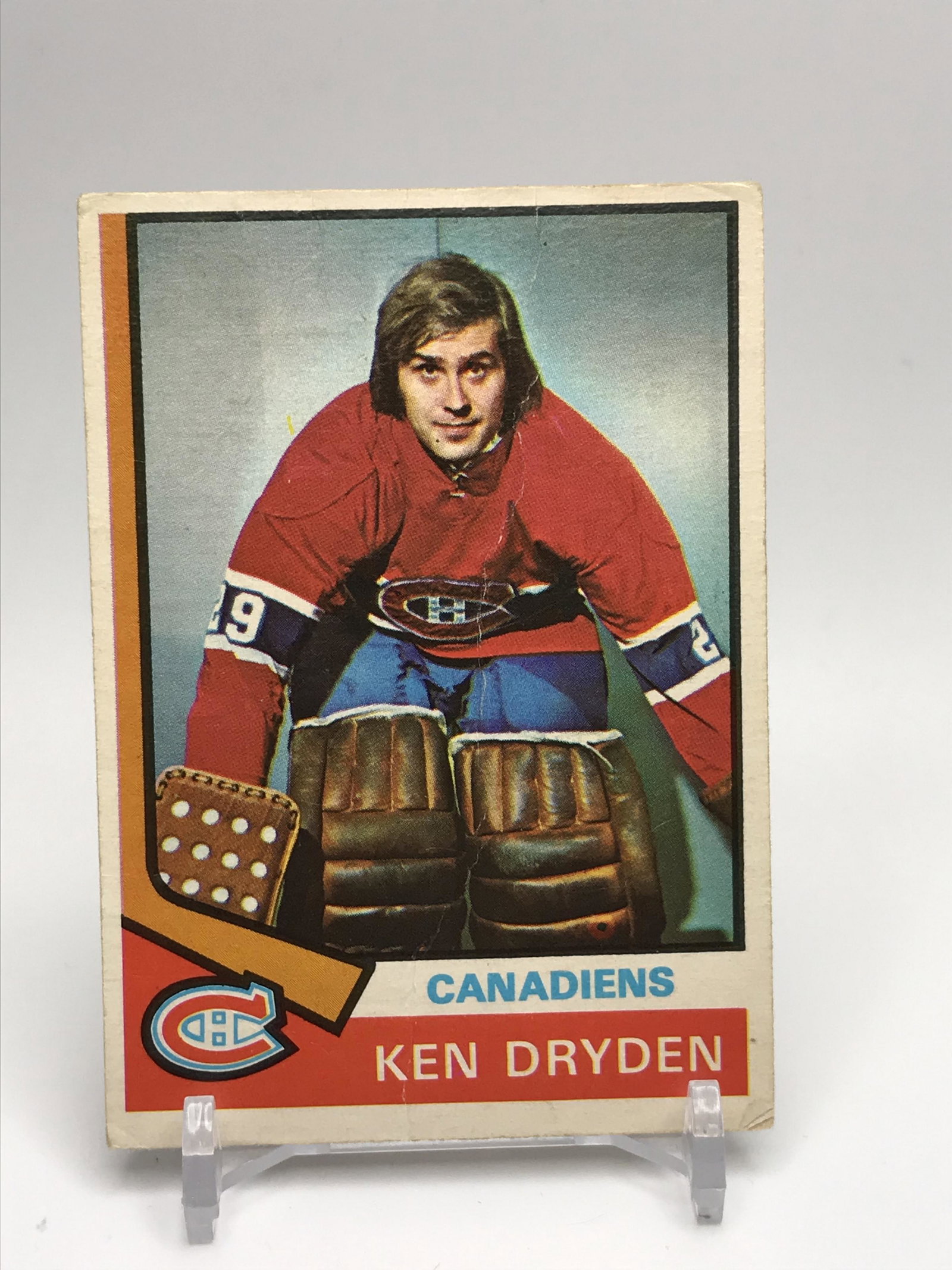 1974-75 OPC NO. 155 KEN DRYDEN CANADIENS: 1974-75 OPC NO. 155 KEN DRYDEN CANADIENS