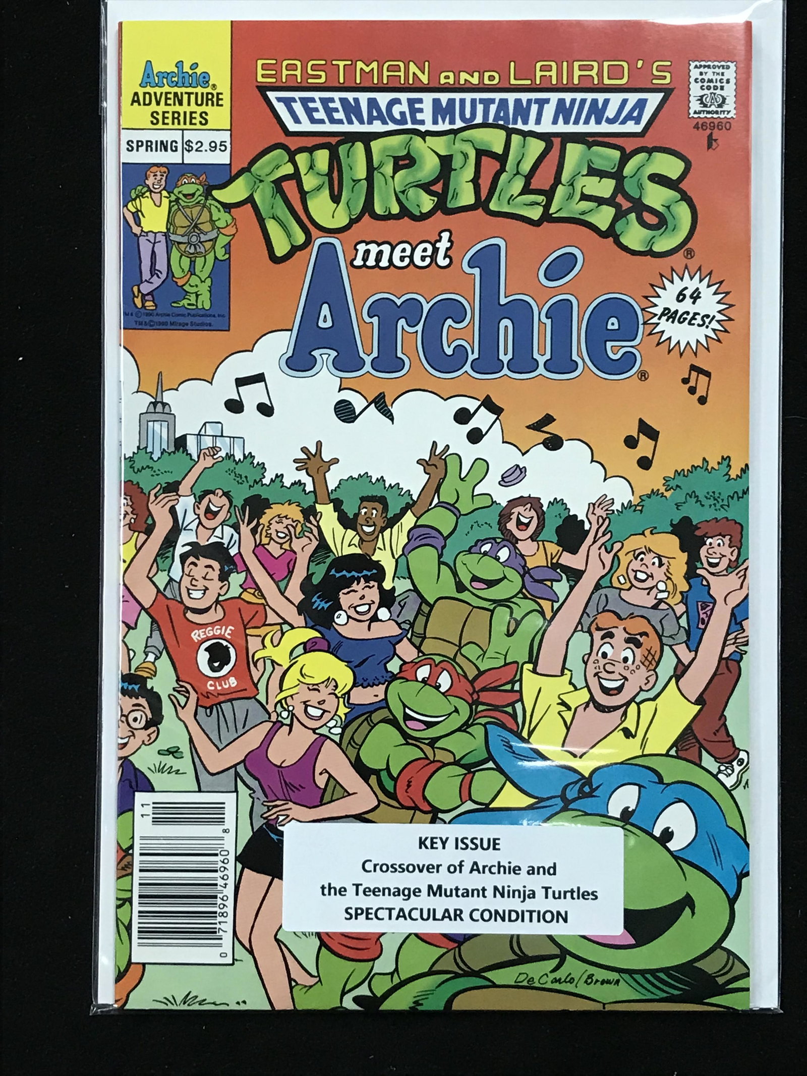 ARCHIE COMICS TEENAGE MUTANT NINJA TURTLES MEET ARCHIE NO.1 (CANADIAN CPV): 1