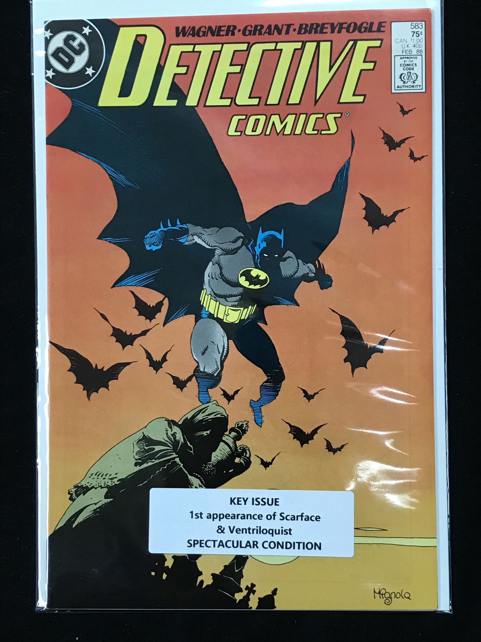 DC BATMAN'S DETECTIVE COMICS NO. 583 (1 of 1)