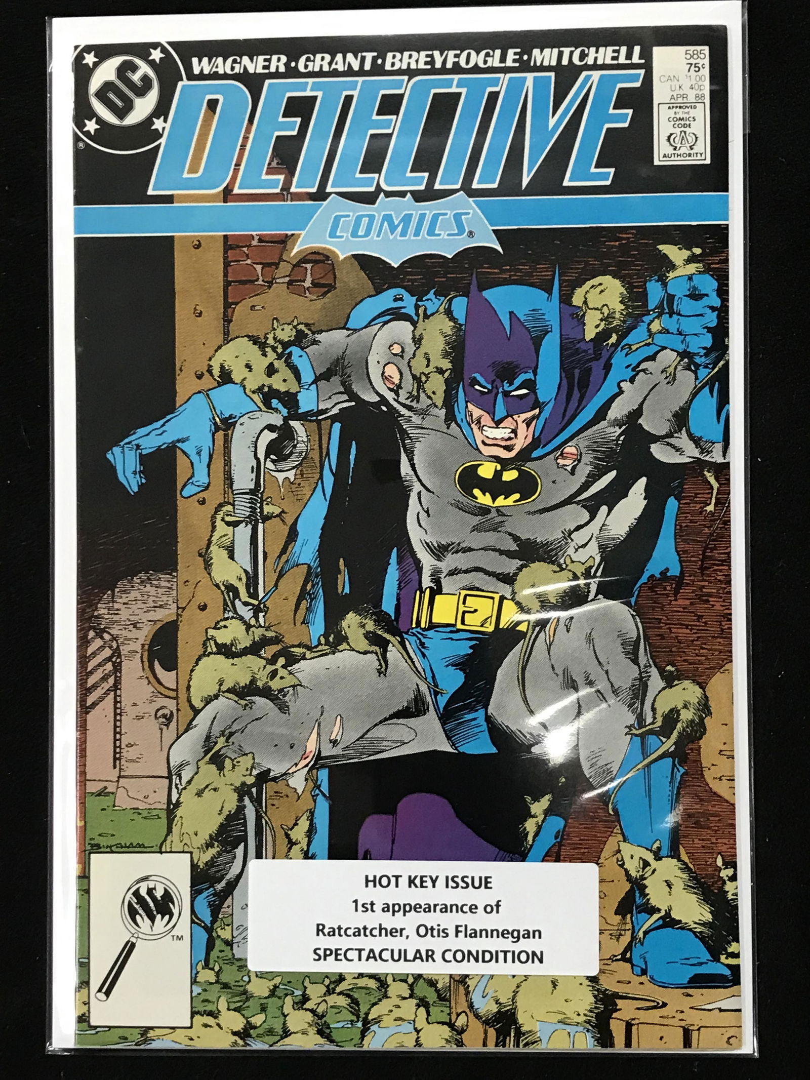 DC BATMAN'S DETECTIVE COMICS NO. 585 (1 of 1)