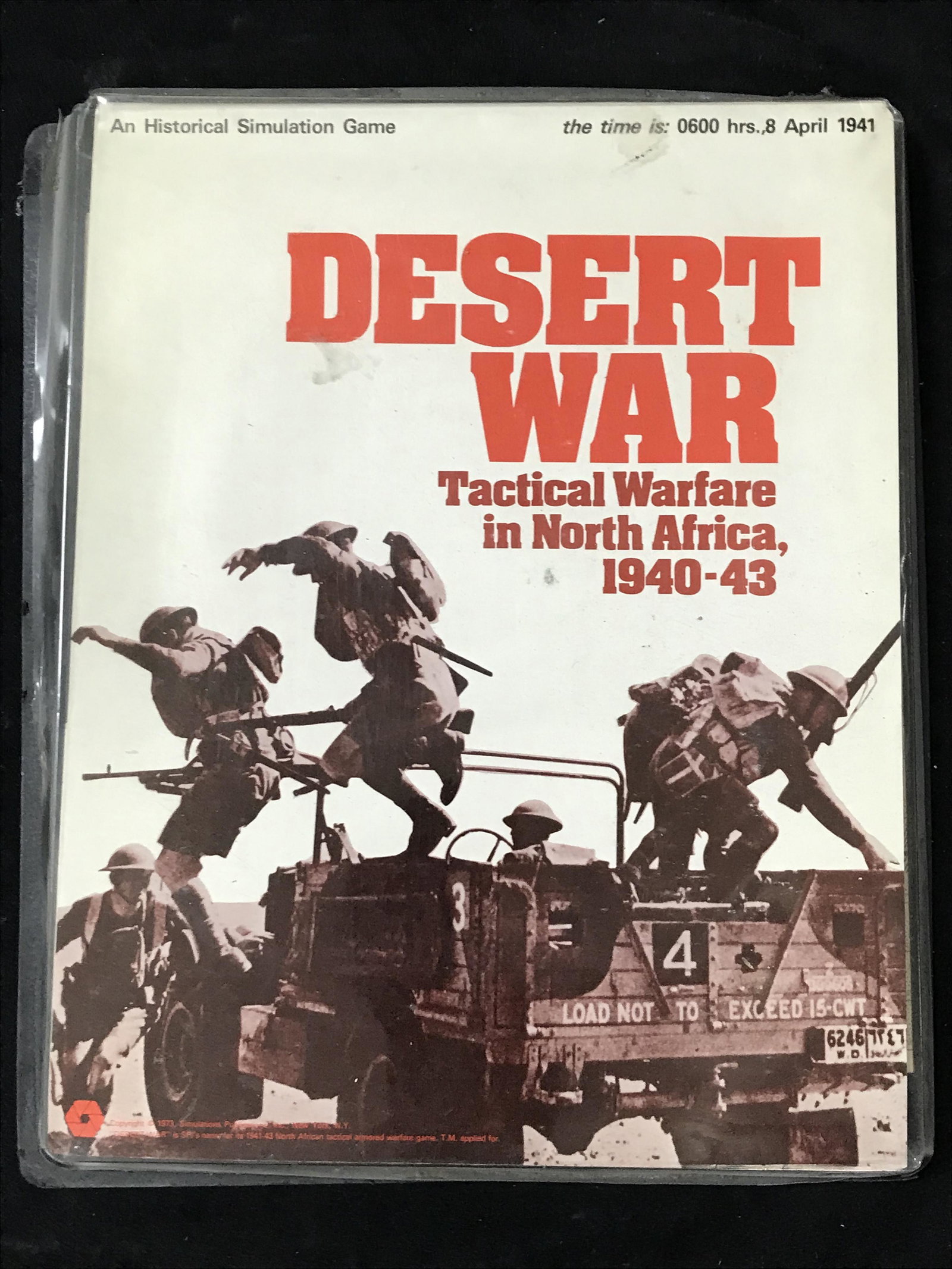 NEW OLD STOCK 1973 DESERT WAR, TACTICAL WARFARE IN NORTH KOREA 1940-43 BOARD GAME: 1