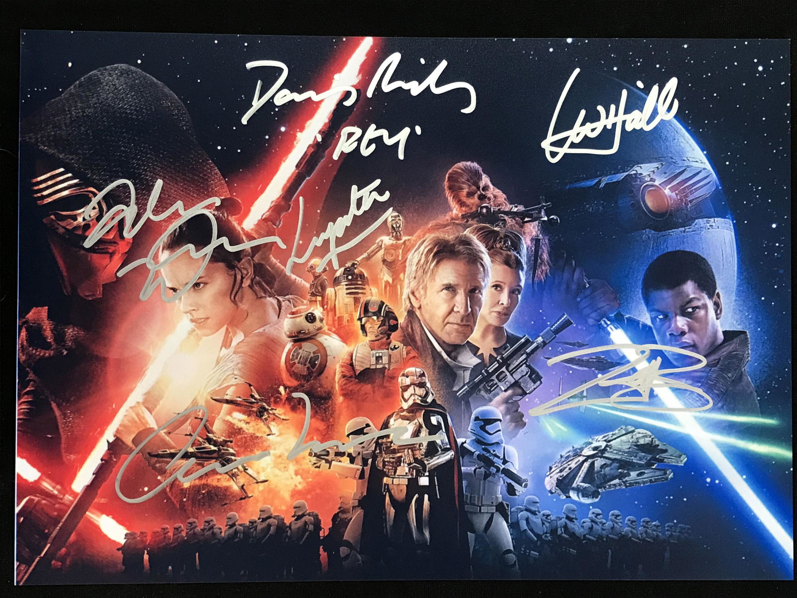MULTI SIGNED STAR WARS: RISE OF SKYWALKER 8X10 (RA COA) (1 of 2)