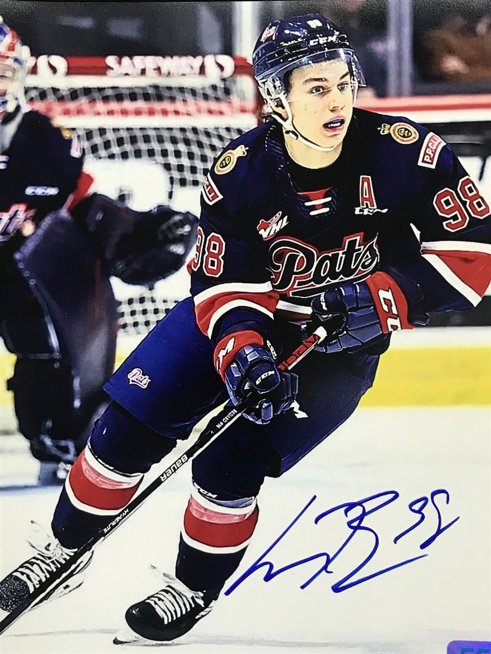 CONNOR BEDARD SIGNED 8X10 (GCG COA) (1 of 1)