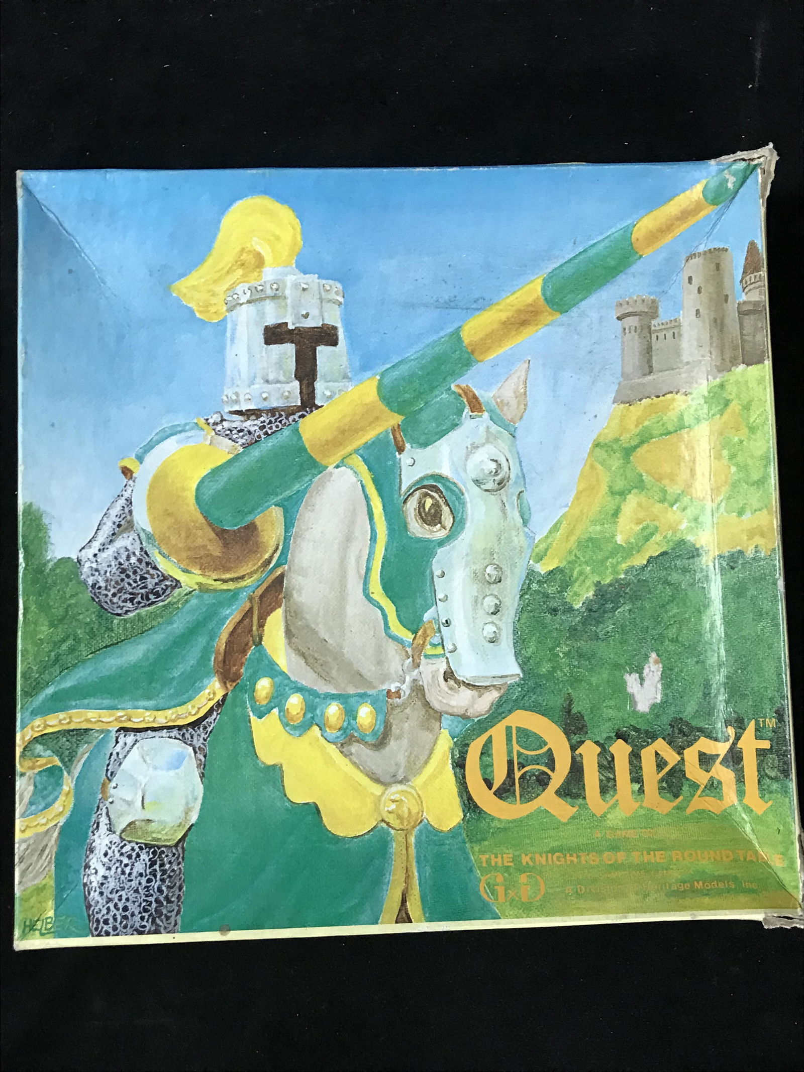 1978 Quest The Knights of The Round Table Board Game G&D Games (1 of 1)