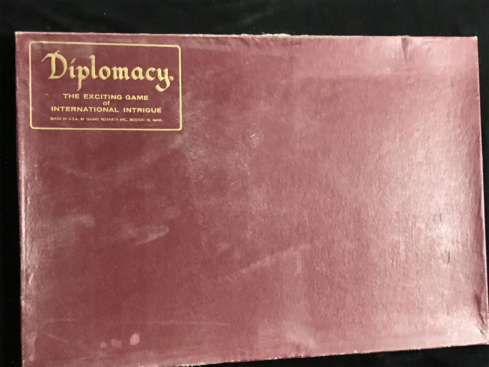 VINTAGE DIPLOMACY INTERNATIONAL INTRIGUE STRATEGY GAME (1 of 2)