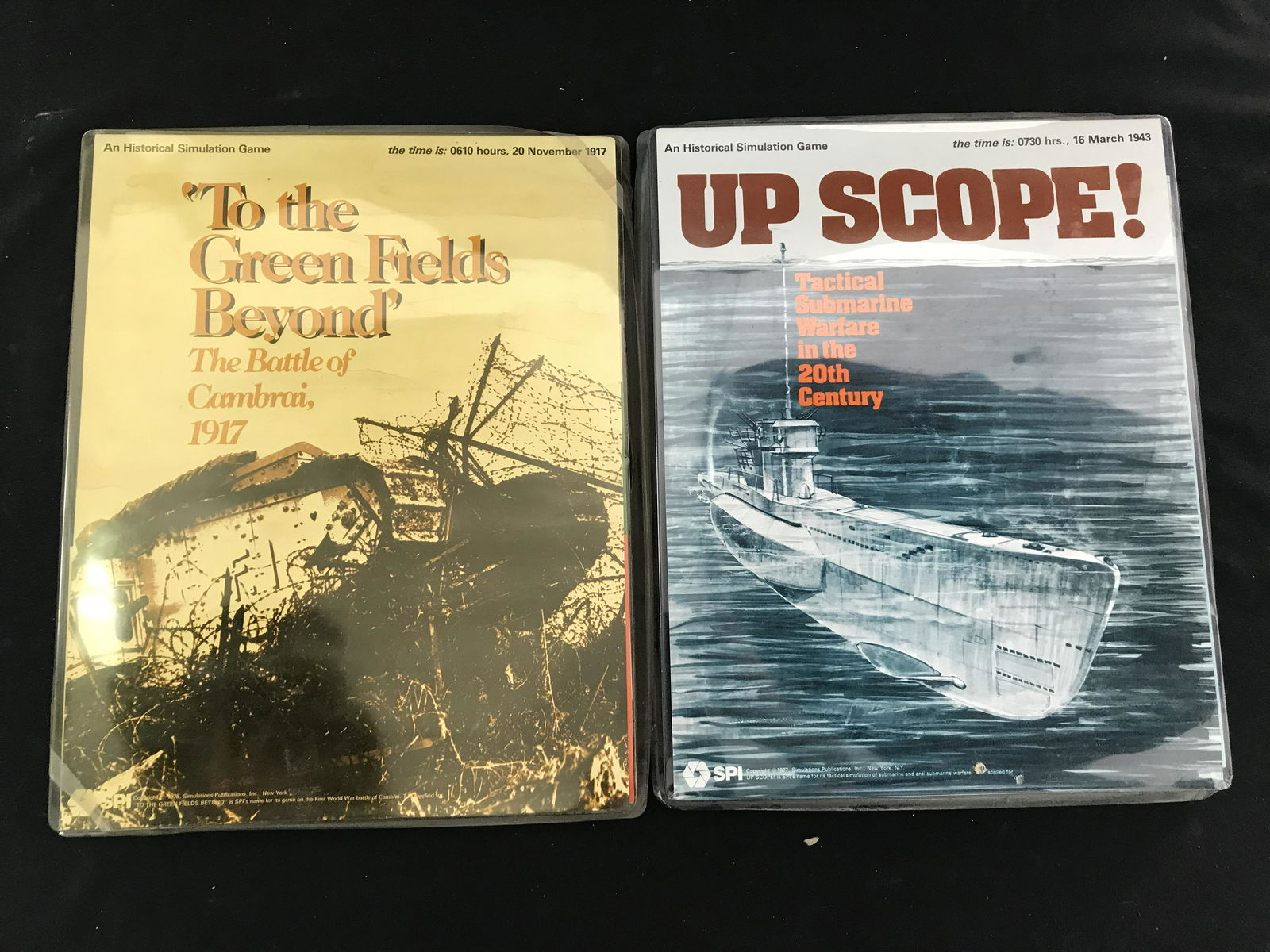 VINTAGE BOARD GAME LOT TO THE GREEN FIELDS BEYOND/ UP SCOPE! (1 of 2)