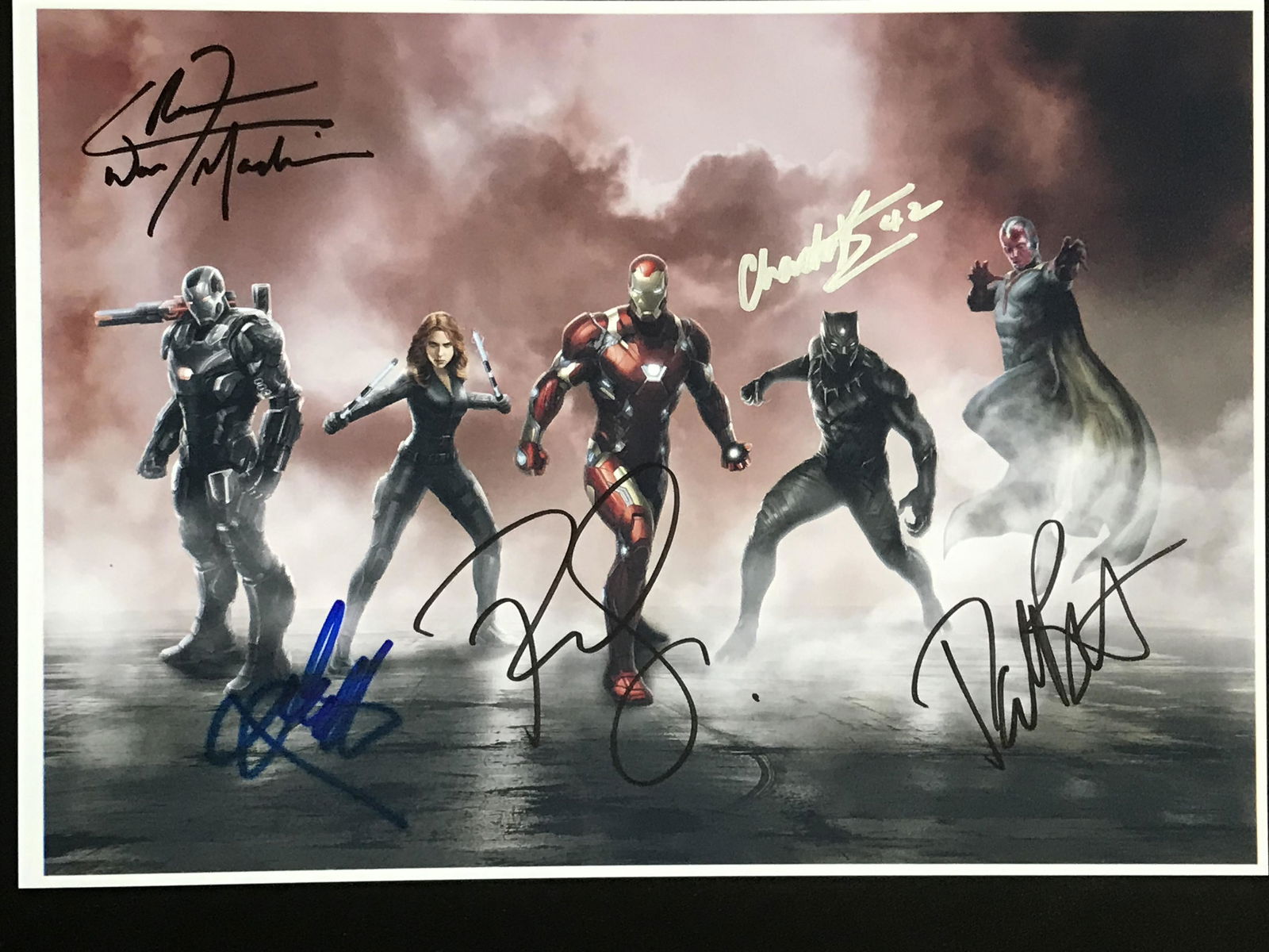 THE AVENGERS CAST SIGNED 8 X 10 (RA COA) (1 of 2)