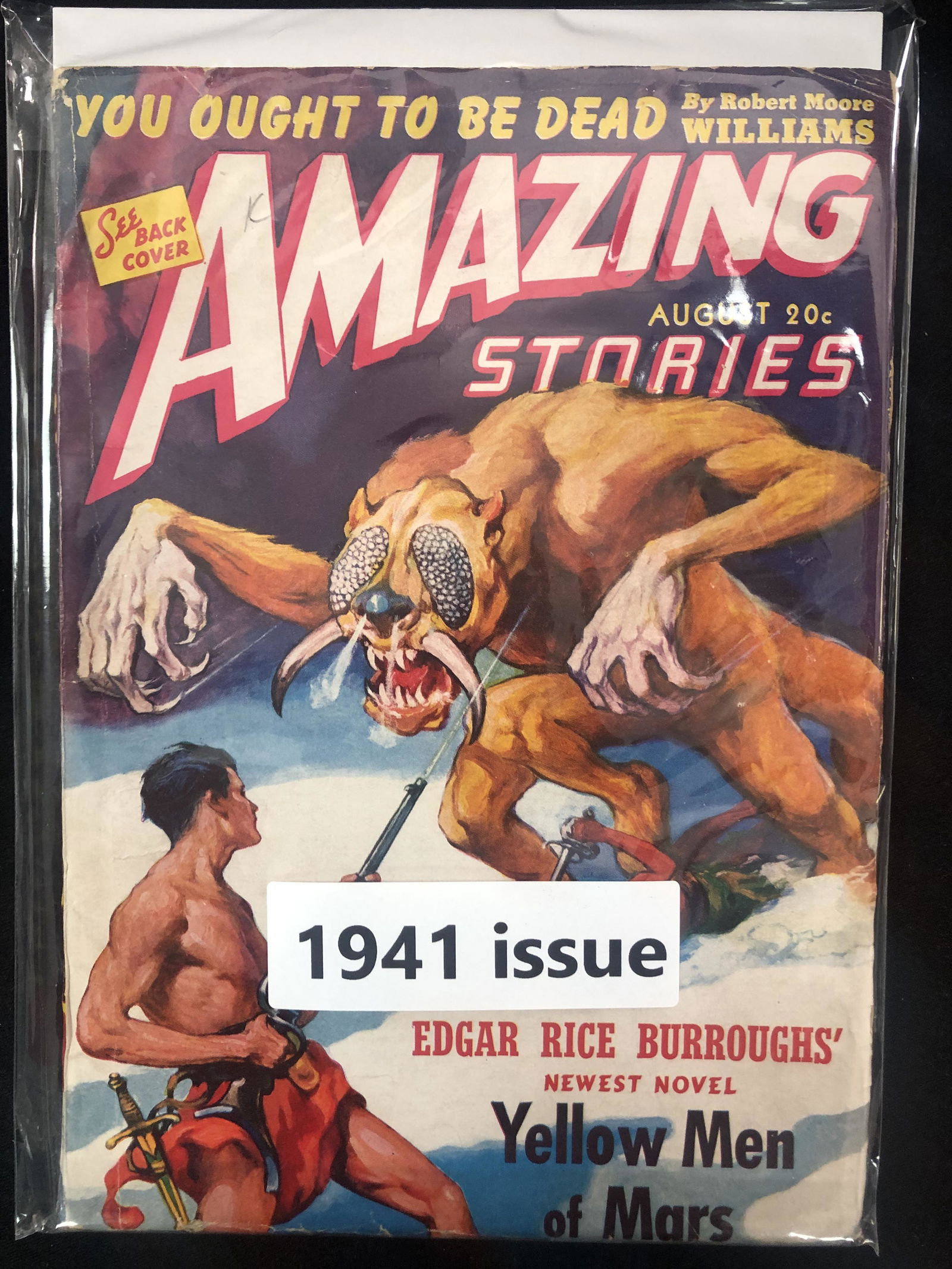 ROBERT WILLIAMS AMAZING STORIES (AUGUST 1941): ROBERT WILLIAMS AMAZING STORIES (AUGUST 1941)