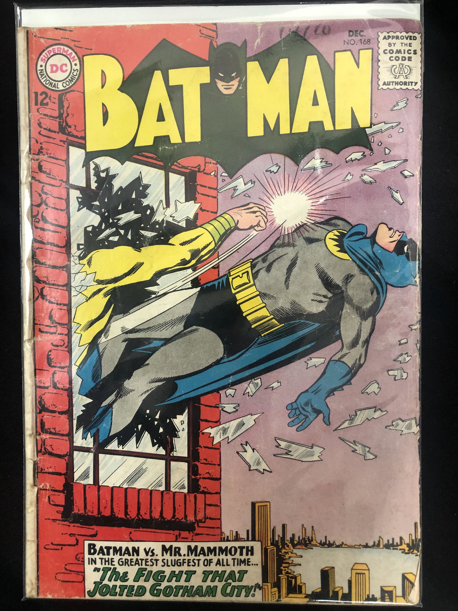 DC COMICS BATMAN NO.168: DC COMICS BATMAN NO.168