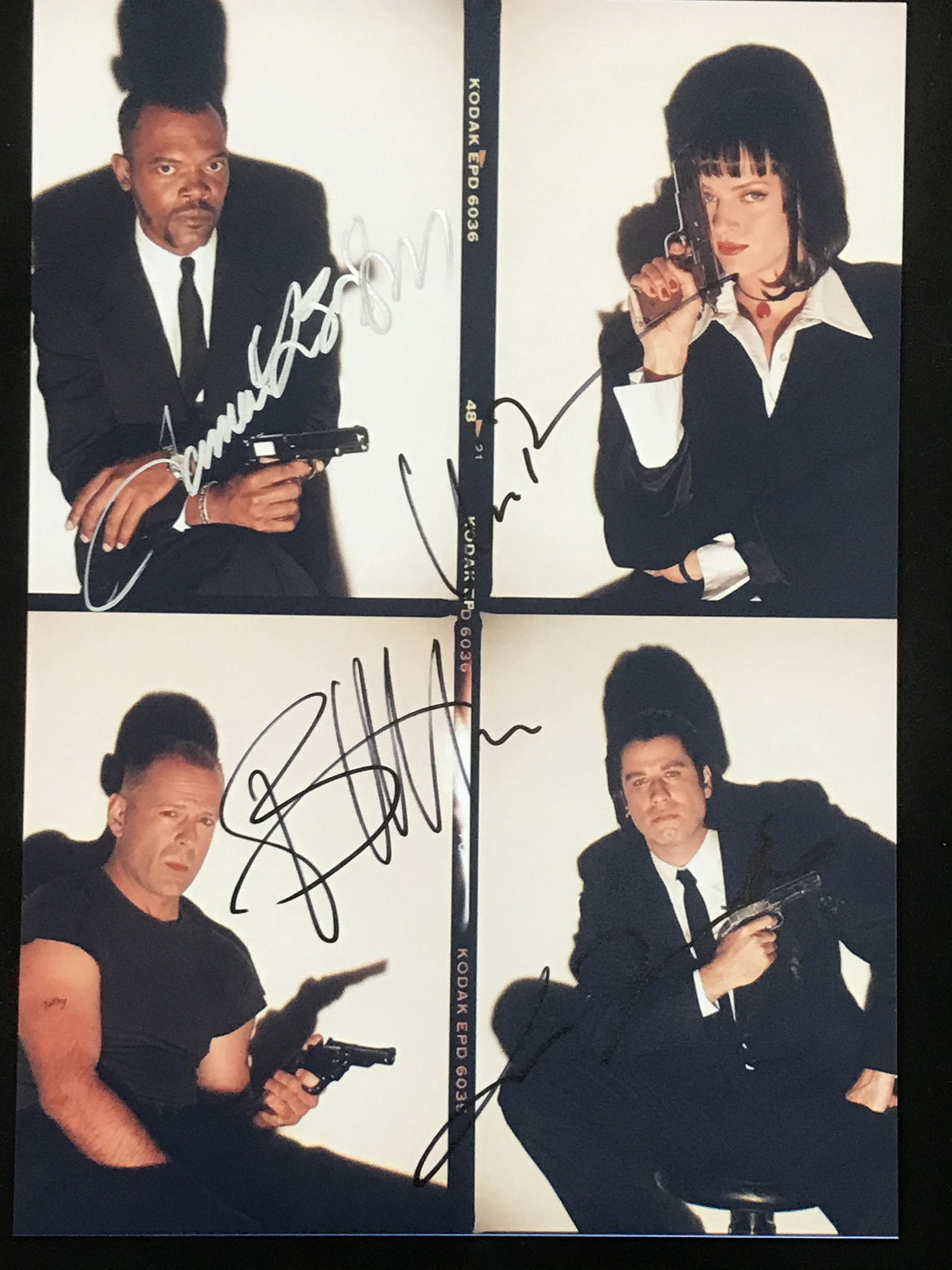 PULP FICTION CAST SIGNED 8 X 10 (RA COA) (1 of 2)