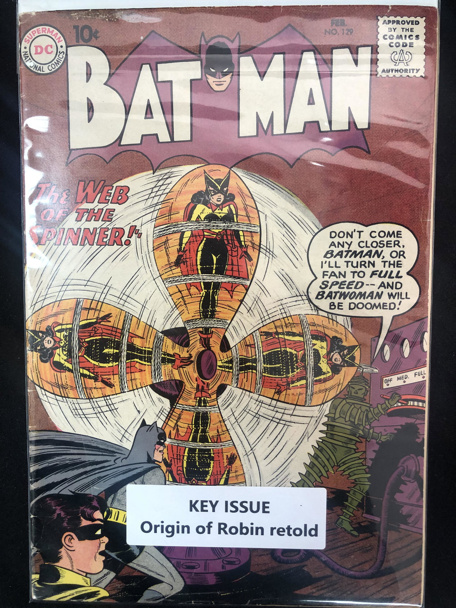 DC COMICS BATMAN NO.129 (ORIGIN OF BATMAN RETOLD): DC COMICS BATMAN NO.129 (ORIGIN OF BATMAN RETOLD)