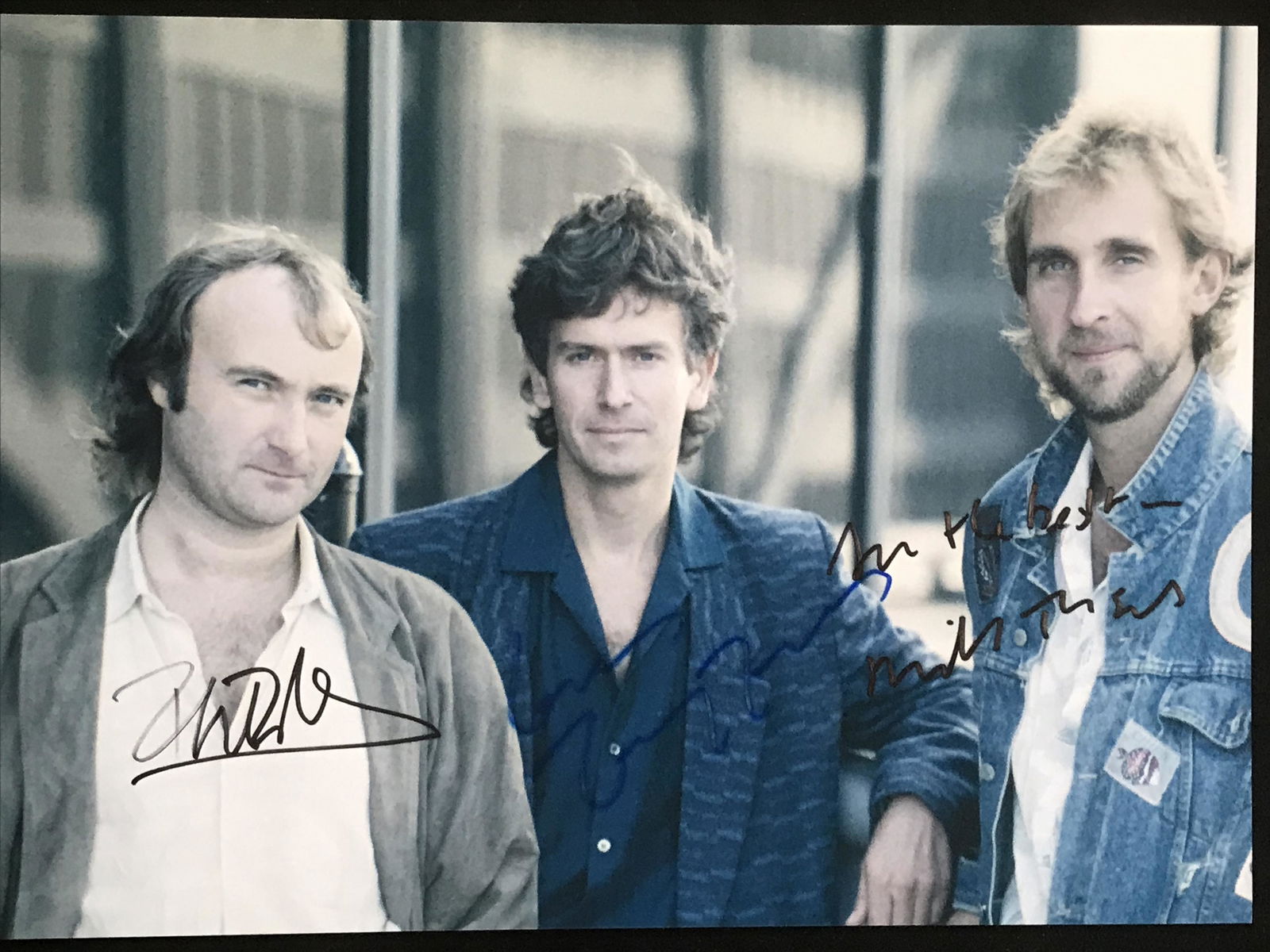 GENESIS BAND SIGNED 8 X 10 (RA COA) (1 of 2)