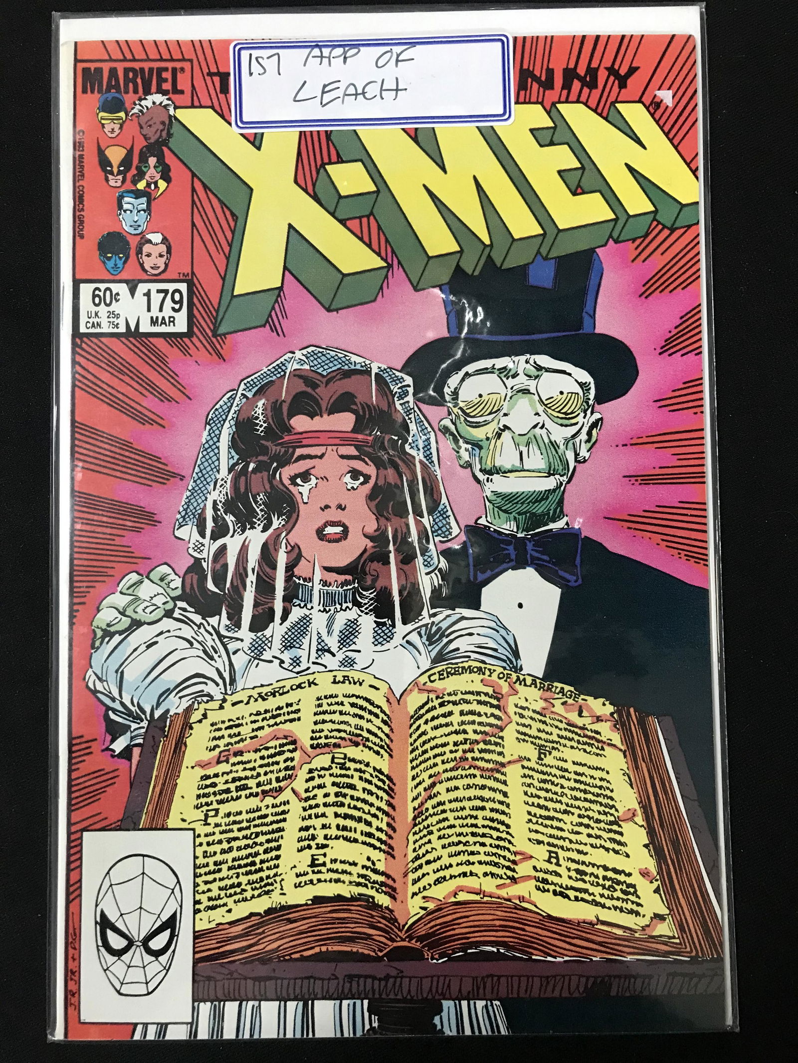 1983 MARVEL COMICS X-MEN NO. 179 (1ST APP LEACH) (1 of 1)