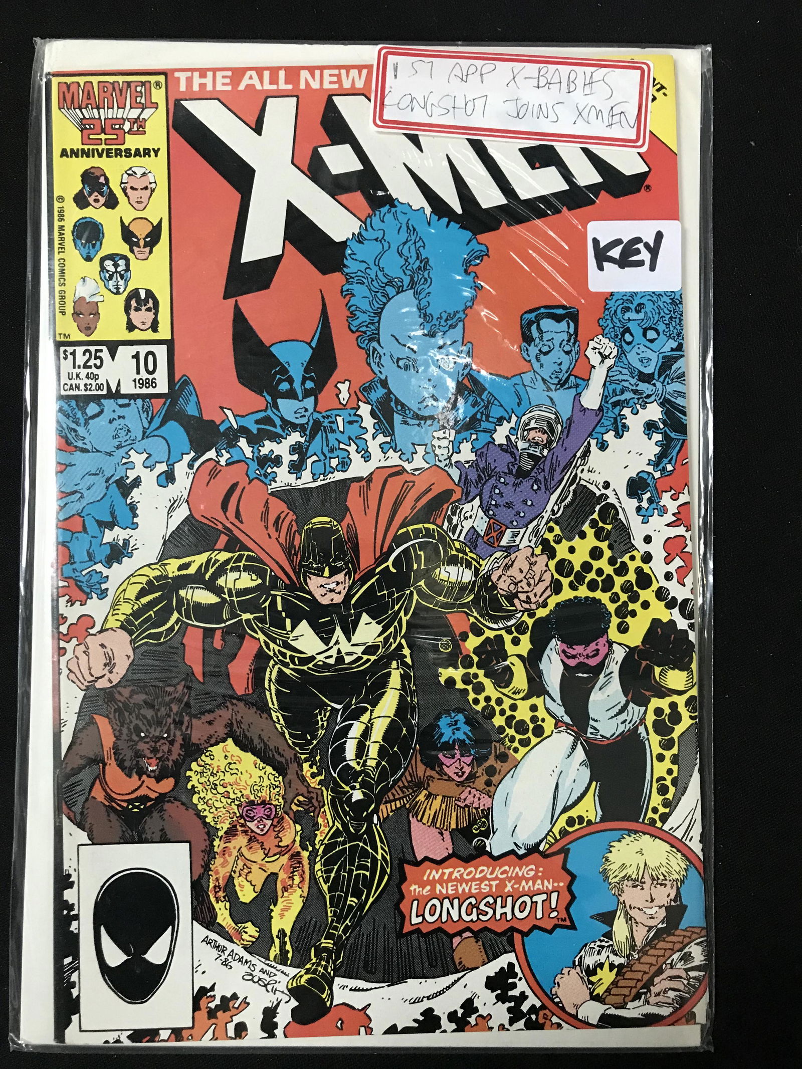 1987 MARVEL COMICS X-MEN NO. 10 (1 of 1)