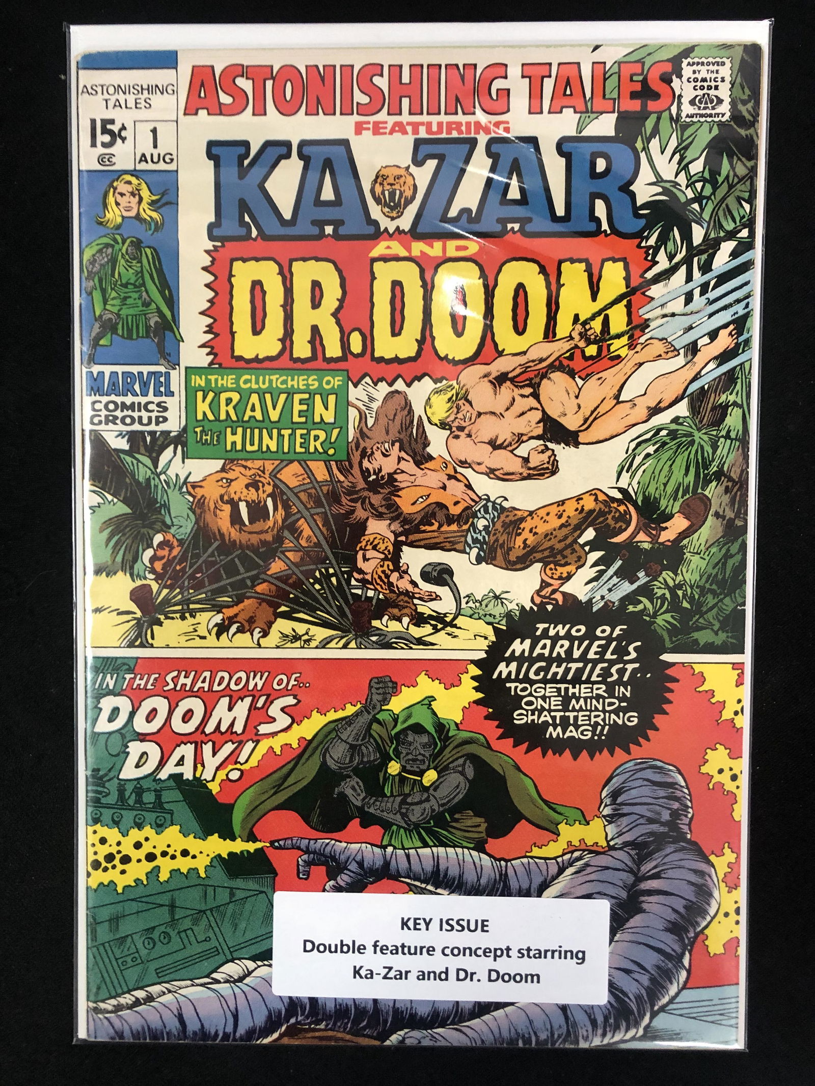 1970 MARVEL COMICS ASTONISHING TALES NO. 1 (1 of 1)