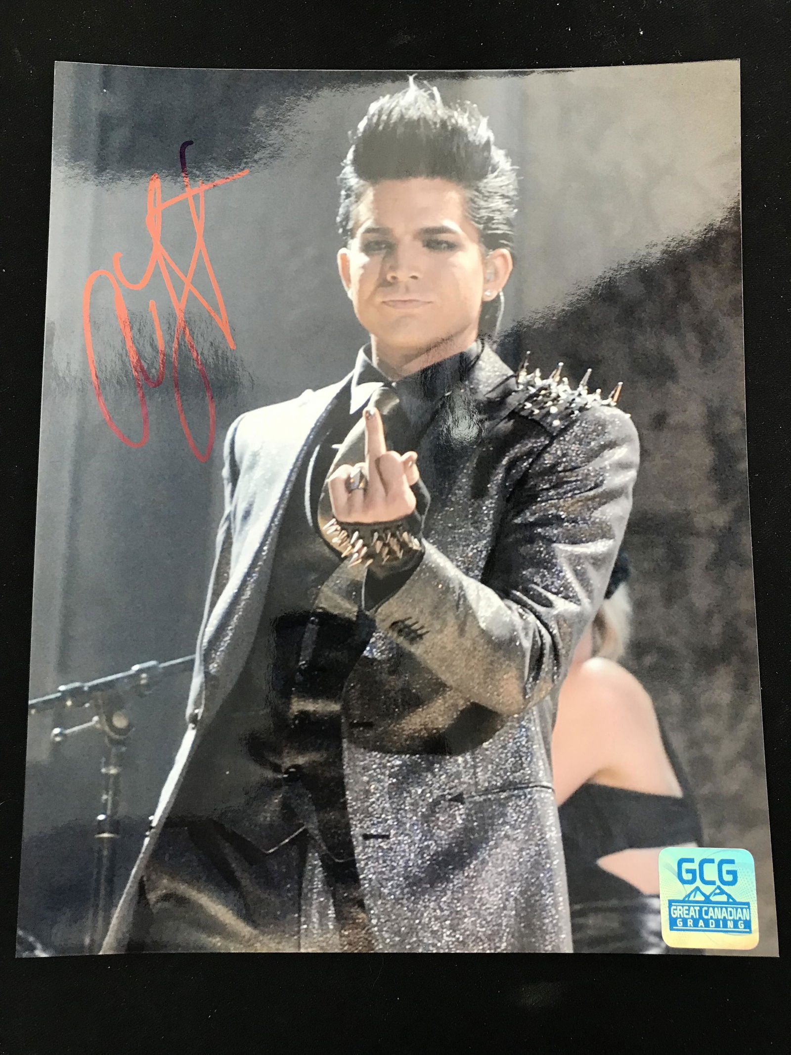 ADAM LAMBERT SIGNED 8X10 (GCG COA) (1 of 1)