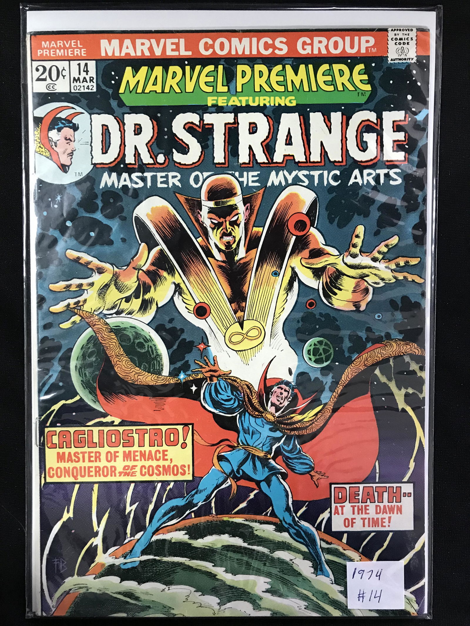 1974 MARVEL COMICS DR. STRANGE NO. 14 (1 of 1)