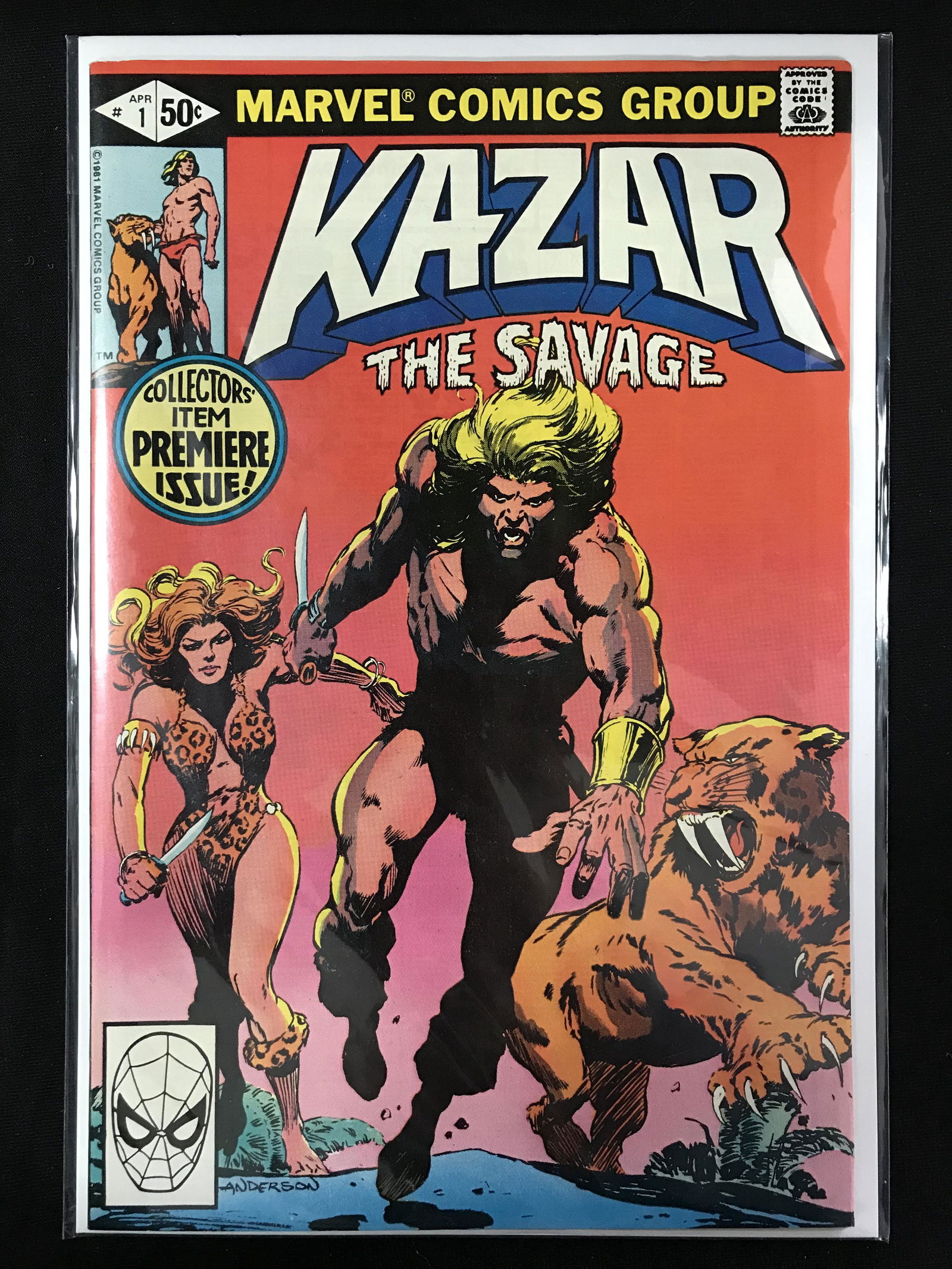1980 MARVEL COMICS KA-ZAR THE SAVAGE NO. 1 (1 of 1)