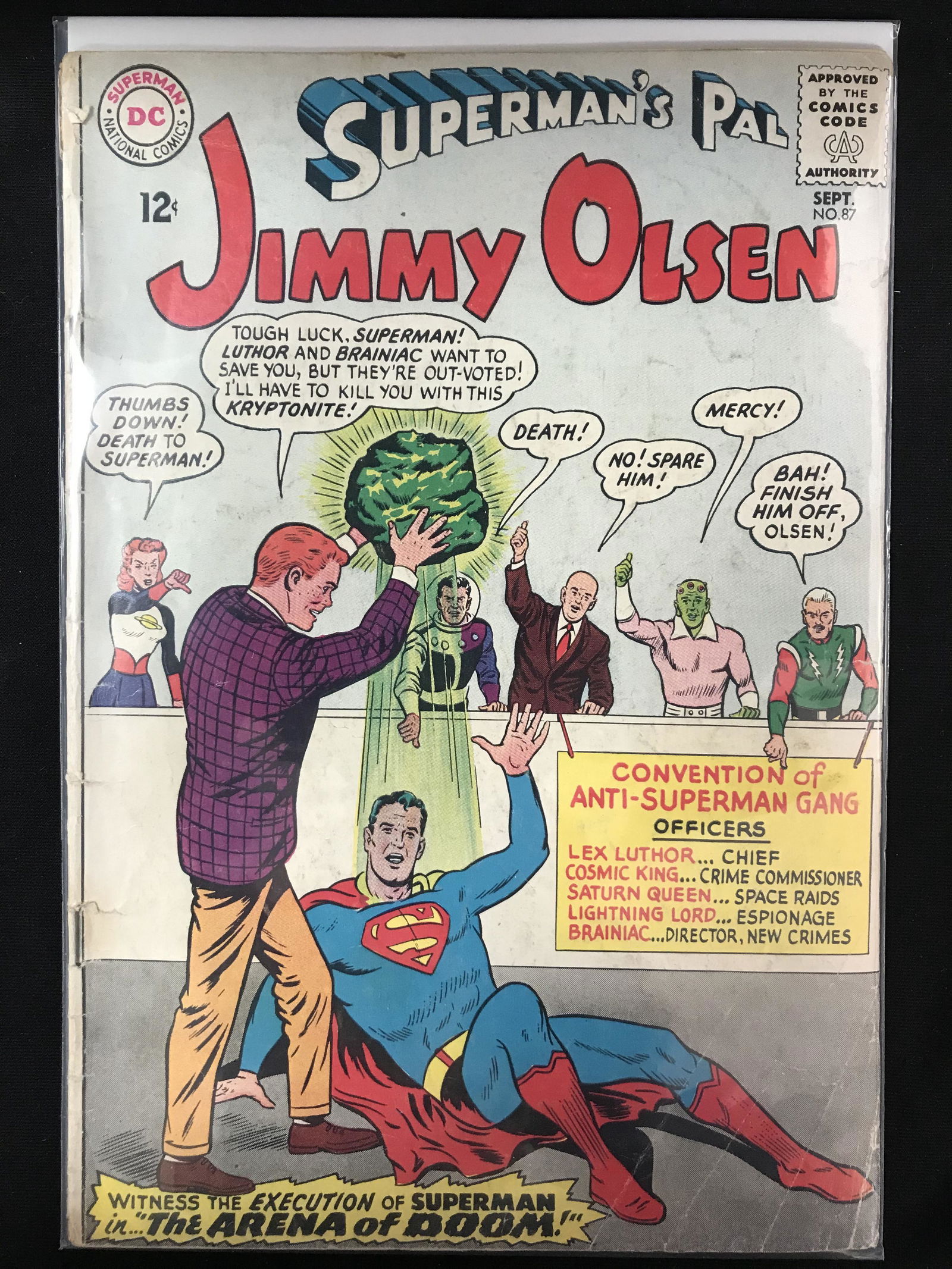 1965 DC COMICS SUPERMAN'S PAL, JIMMY OLSEN NO. 87 (1 of 1)