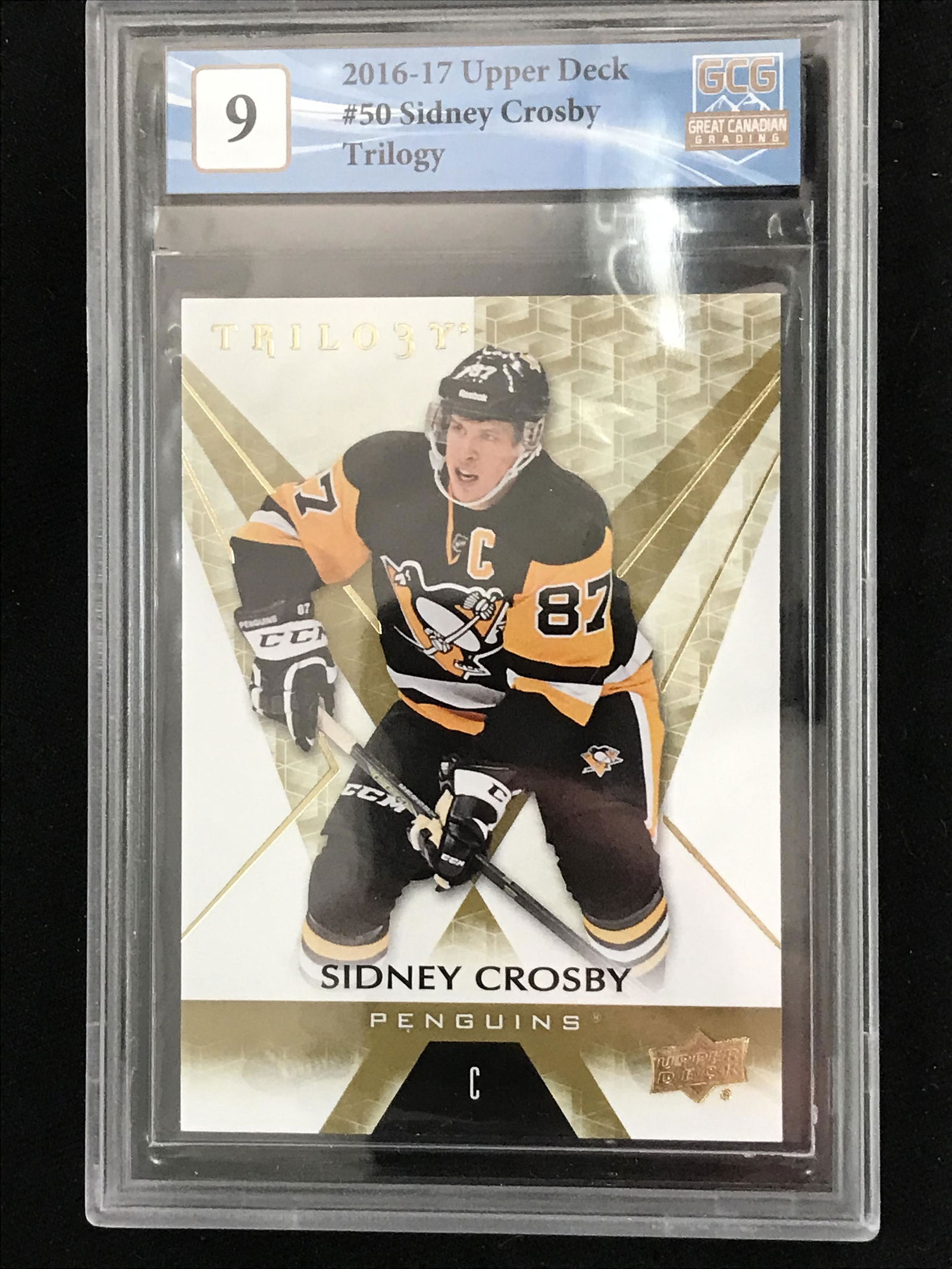 2016-17 UD SIDNEY CROSBY NO. 50 TRILOGY (GCG 9) (1 of 2)
