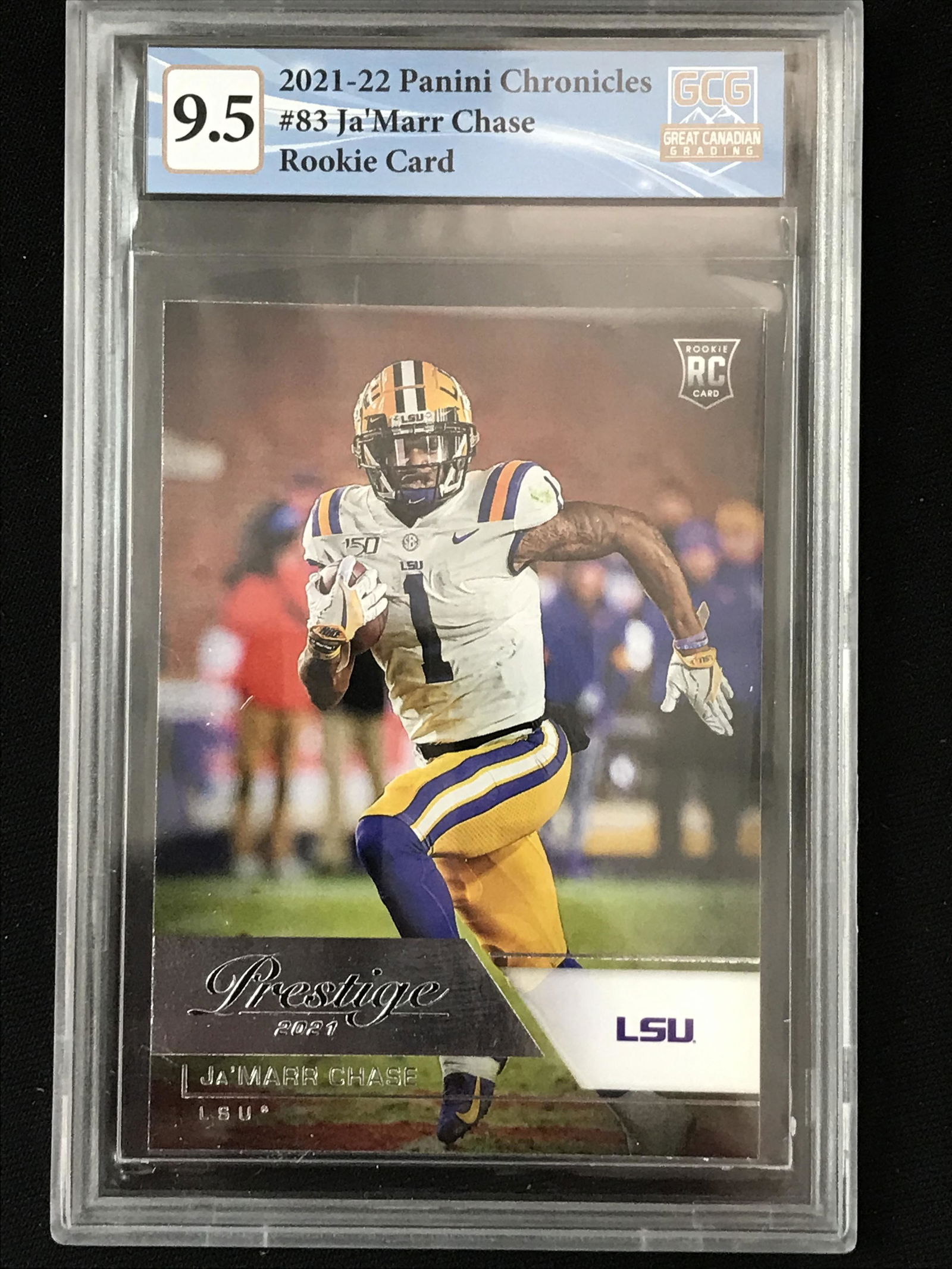 2021-22 PANINI CHRONICLES JA'MARR CHASE NO. 83 RC (GCG 9.5) (1 of 2)
