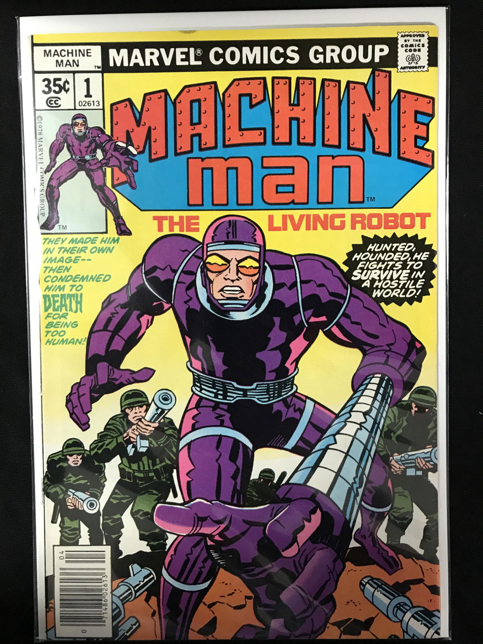 1978 MARVEL COMICS MACHINE MAN NO. 1 (1 of 1)