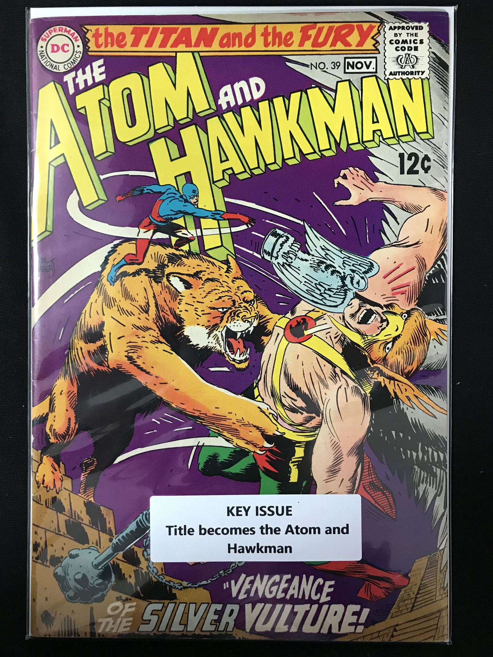DC COMICS ATOM HAWKMAN  NO.39 (TITLE BECOMES ATOM) (1 of 1)