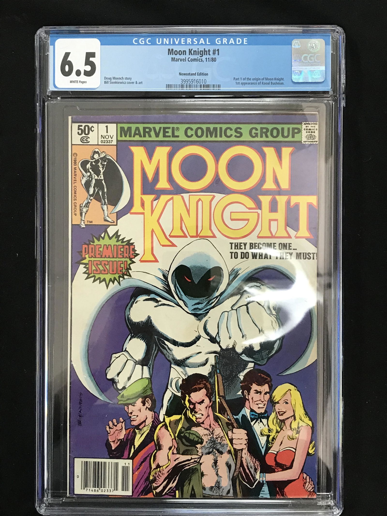 MARVEL COMICS MOON KNIGHT NO.1 (CGC 6.5) (1 of 1)