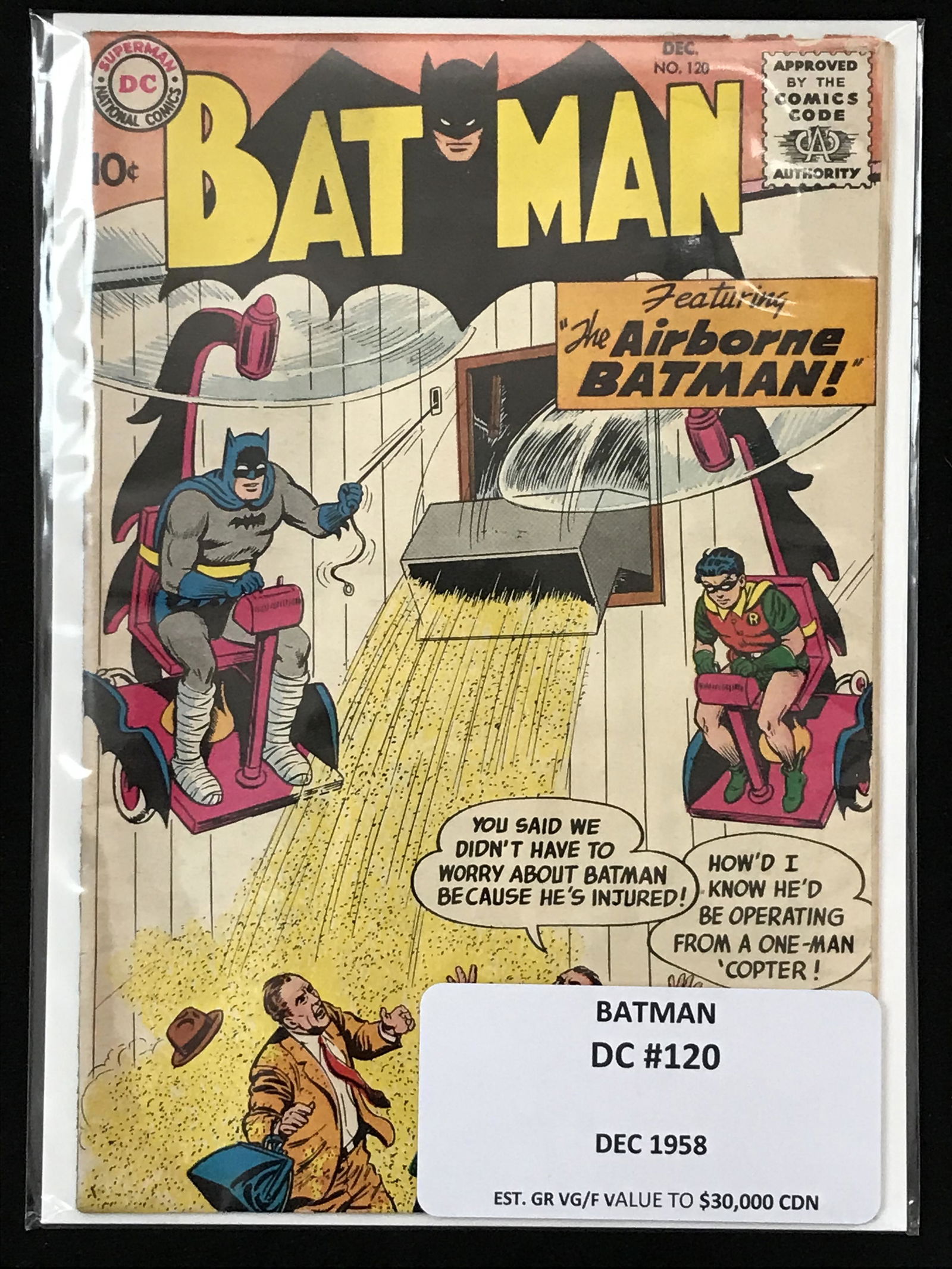 DC COMICS BATMAN NO.120 (1958) (1 of 1)