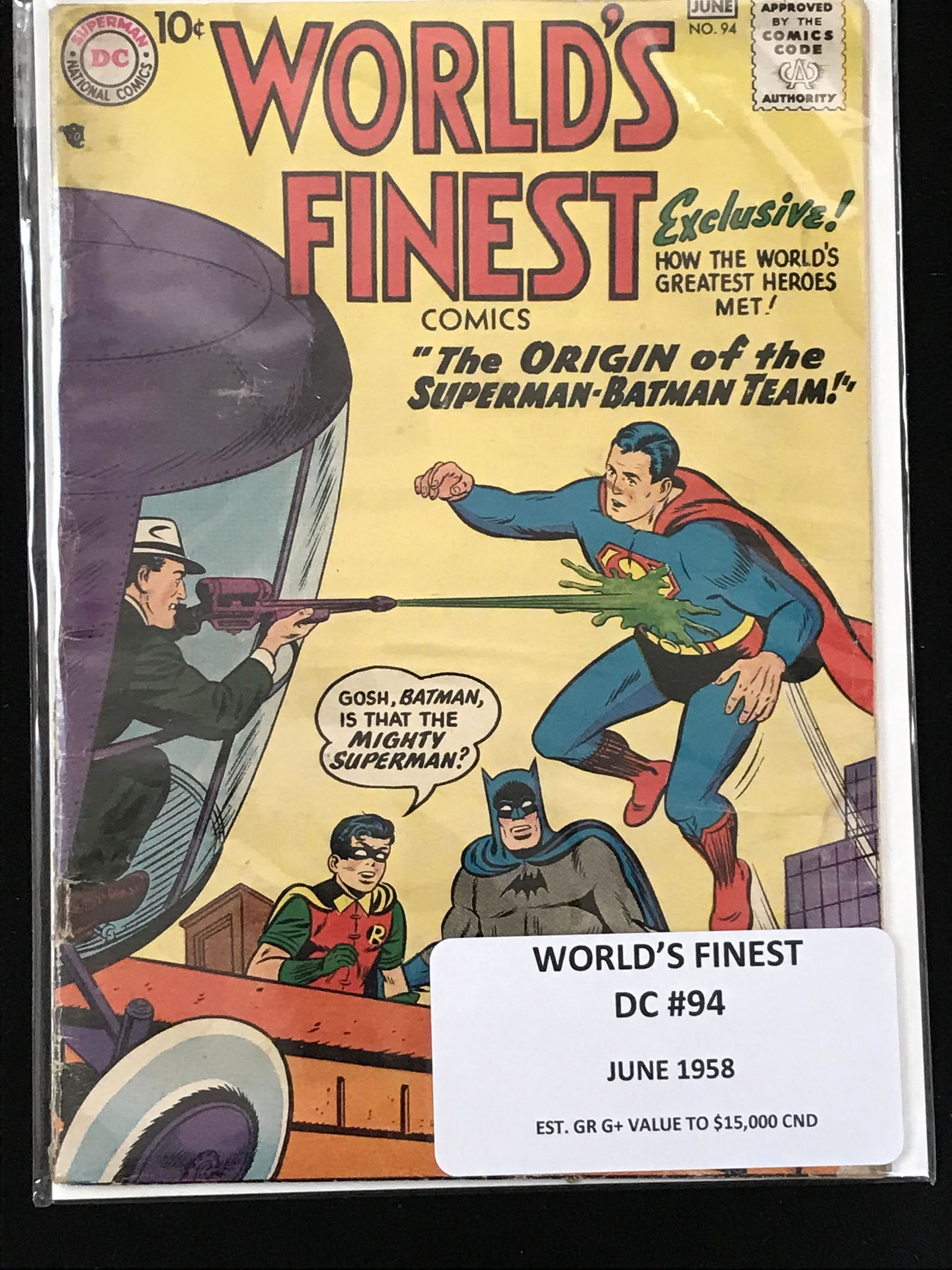 WORLD'S FINEST #94 (DC COMICS) (1 of 1)