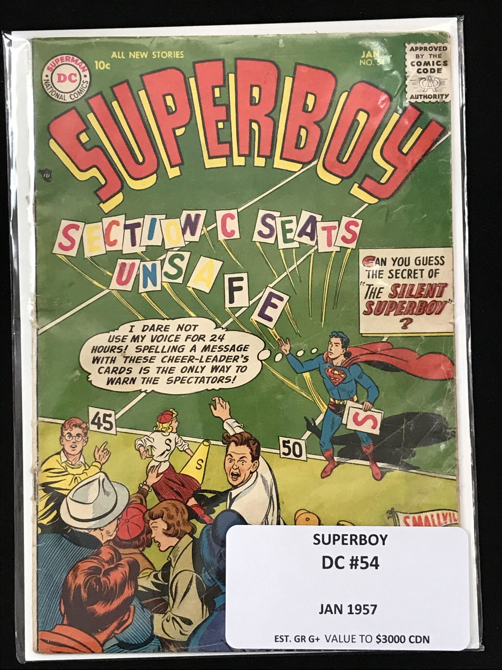 SUPERBOY #54 (DC COMICS) (1 of 1)