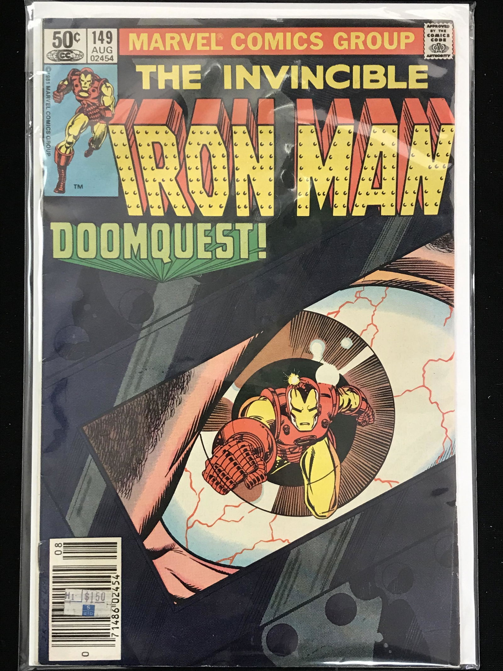 THE INVINCIBLE IRON MAN #149  (MARVEL COMICS) (1 of 1)