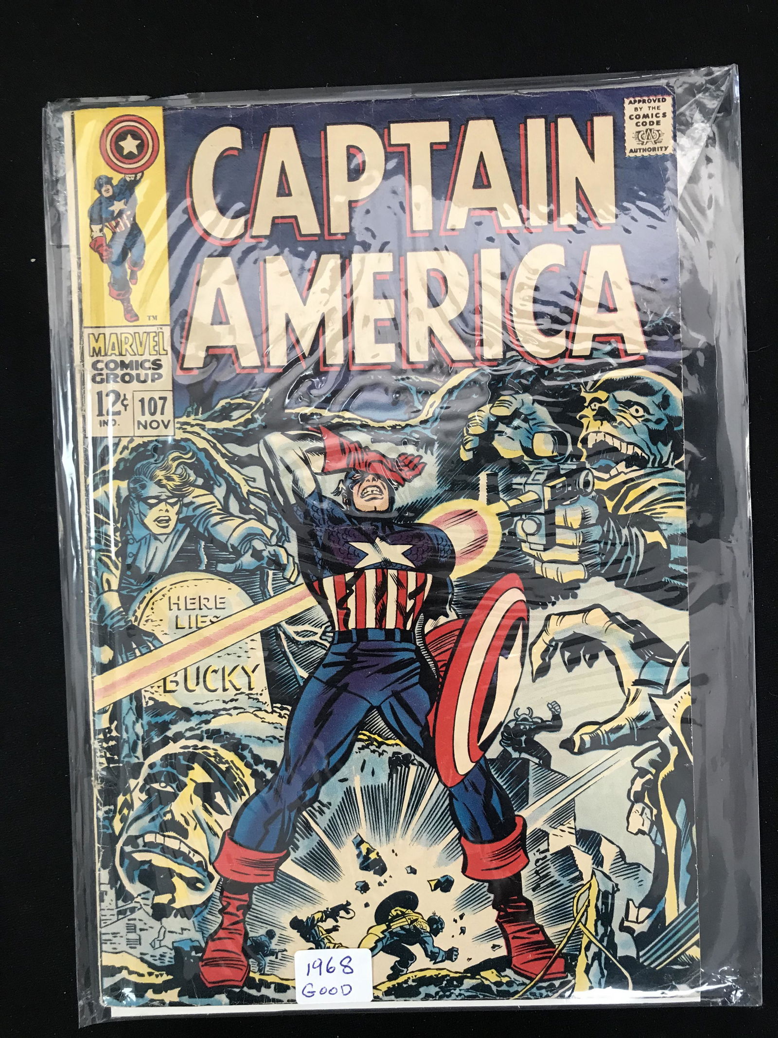 CAPTAIN AMERICA #107   (MARVEL COMICS) (1 of 1)