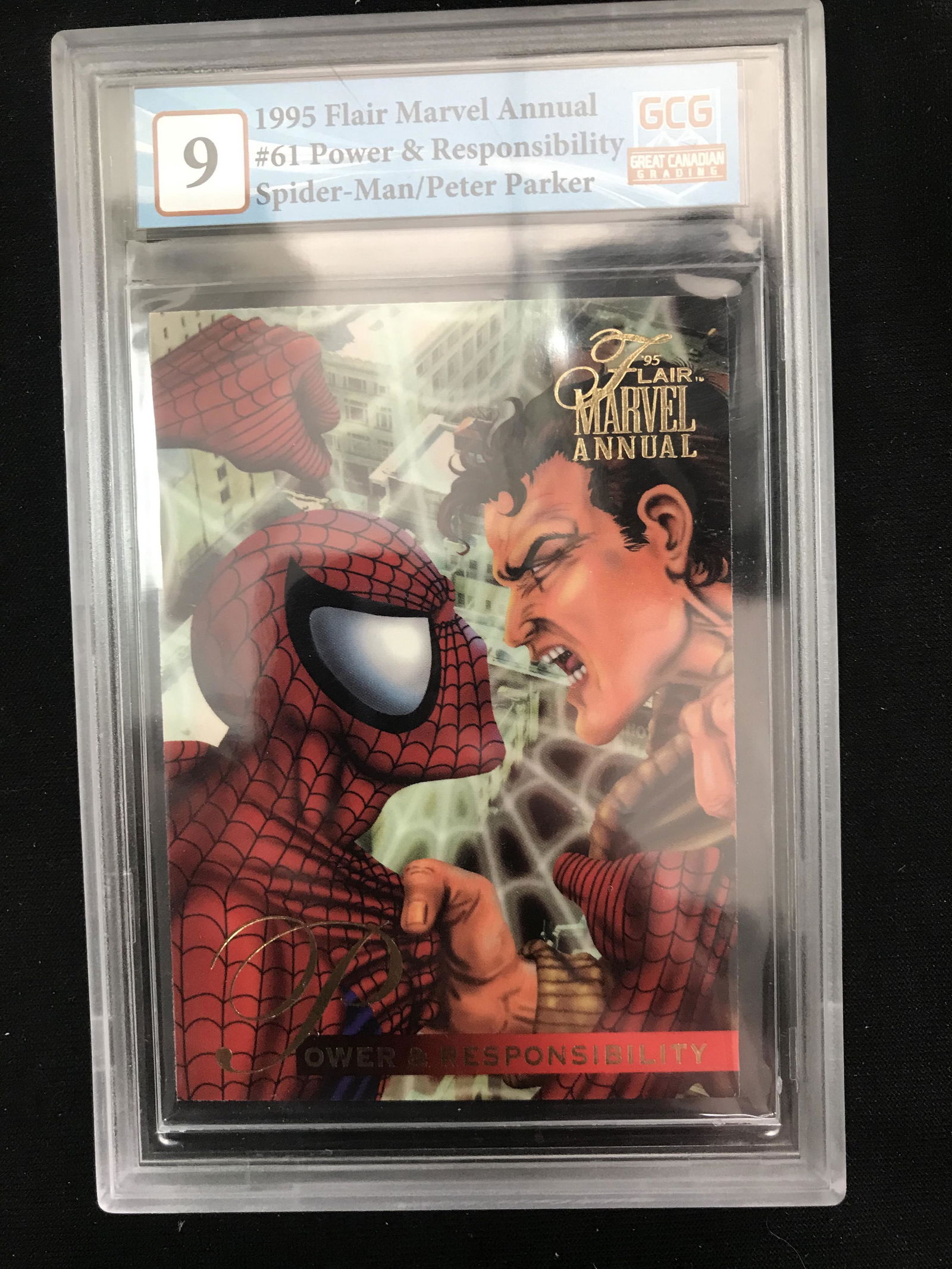 1995 FLAIR MARVEL ANNUAL SPIDER-MAN/PETER PARKER NO. 61 (GCG 9) (1 of 2)