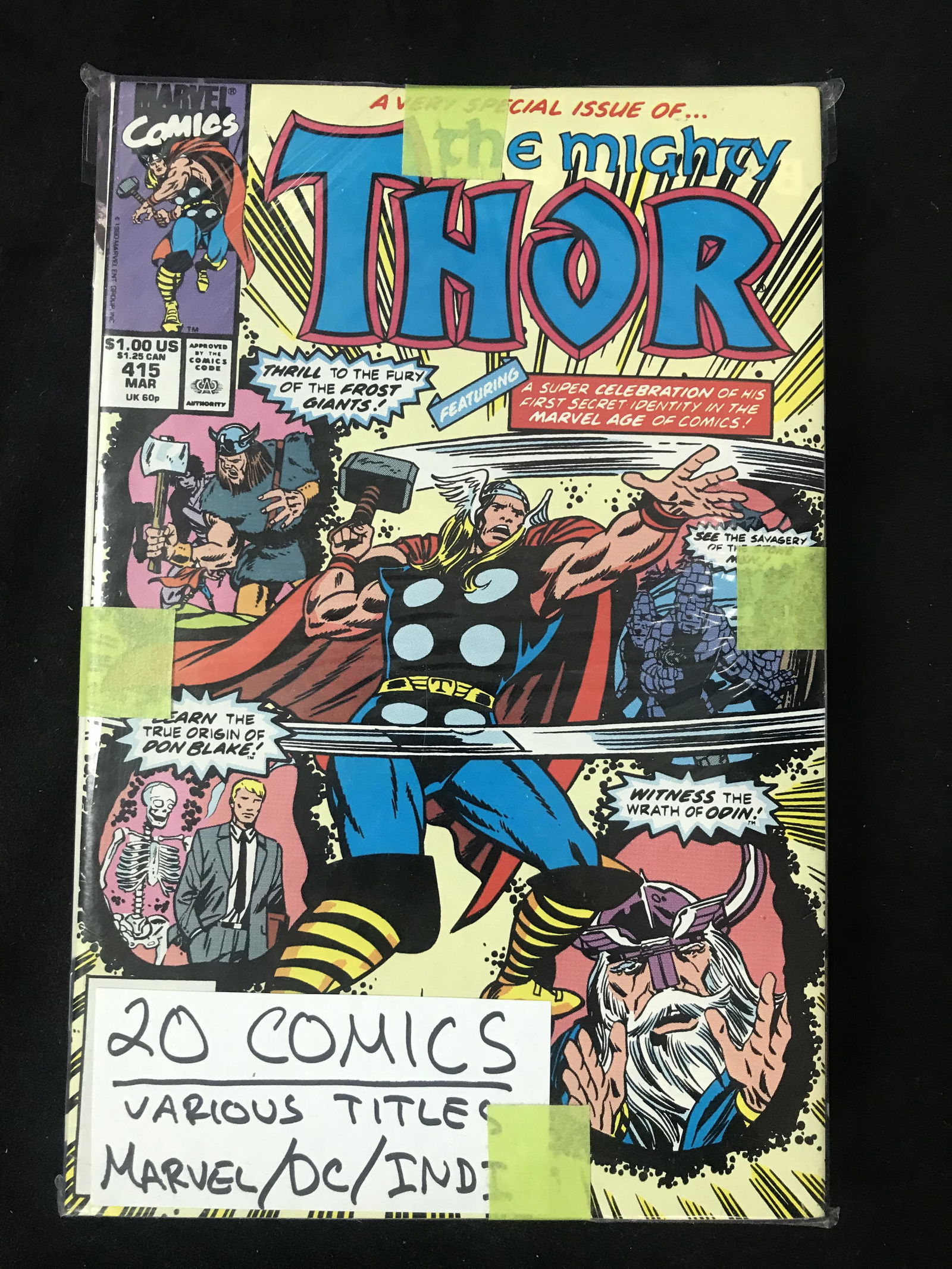 LOT OF 20 SUPER HERO COMICS (MARVEL,DC,INDIE COMICS) (1 of 1)