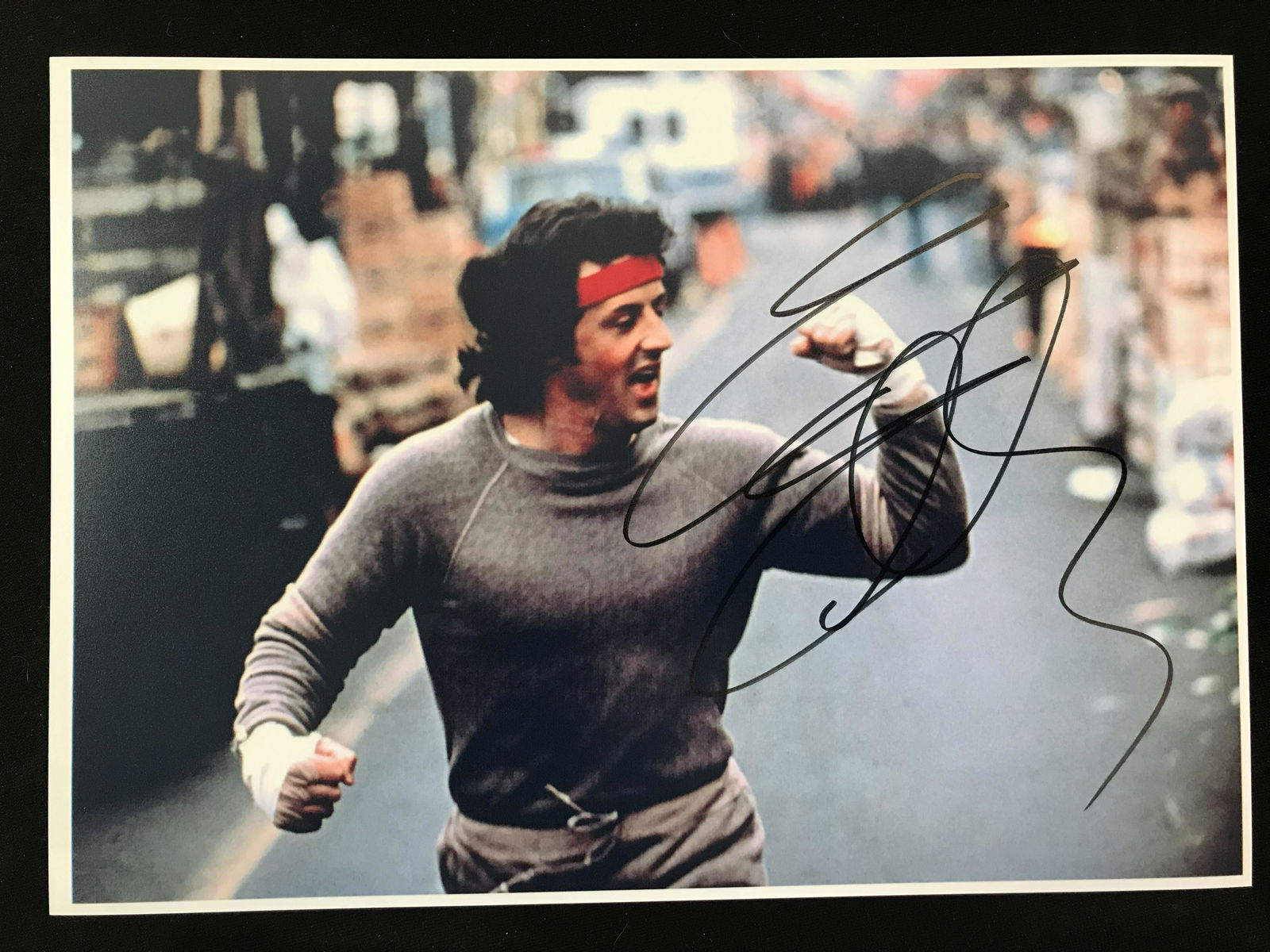 SYLVESTER STALLONE SIGNED 8X10 (RA COA) (1 of 2)
