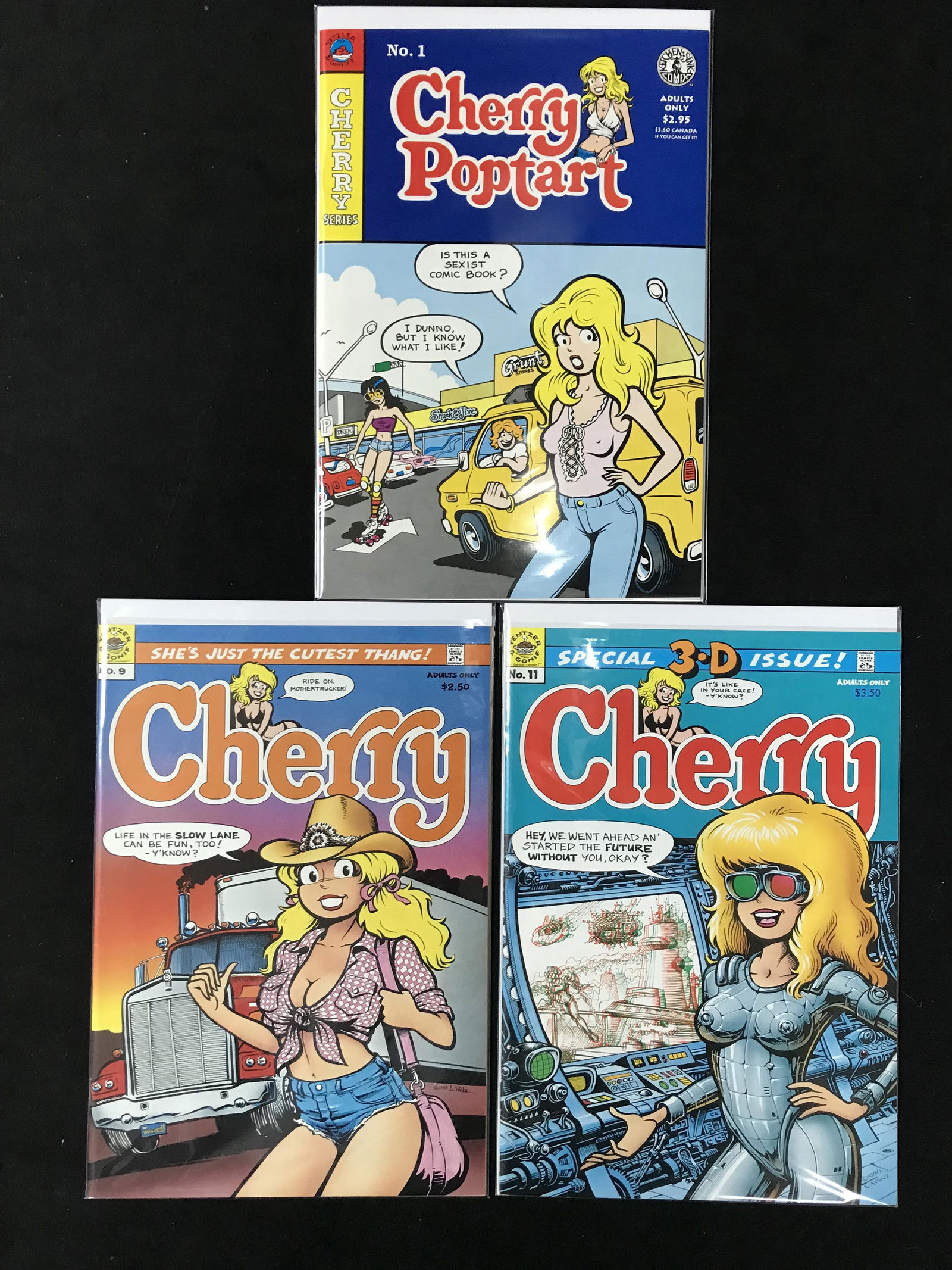 LOT OF 3 CHERRY POPTART COMICS #1 AND #9 AND #11 (1 of 1)
