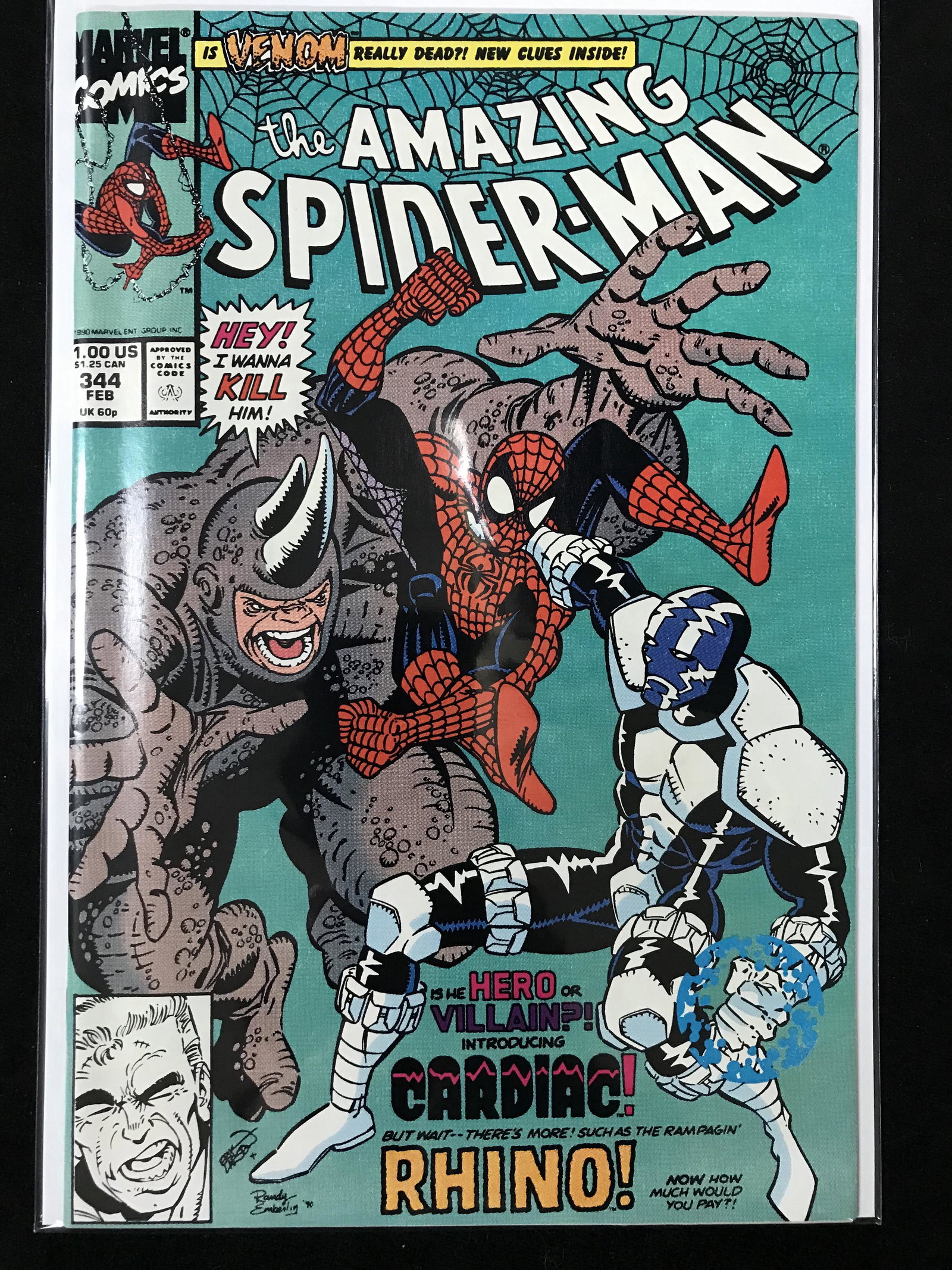 THE AMAZING SPIDER-MAN #344 (MARVEL COMICS): THE AMAZING SPIDER-MAN #344 (MARVEL COMICS)