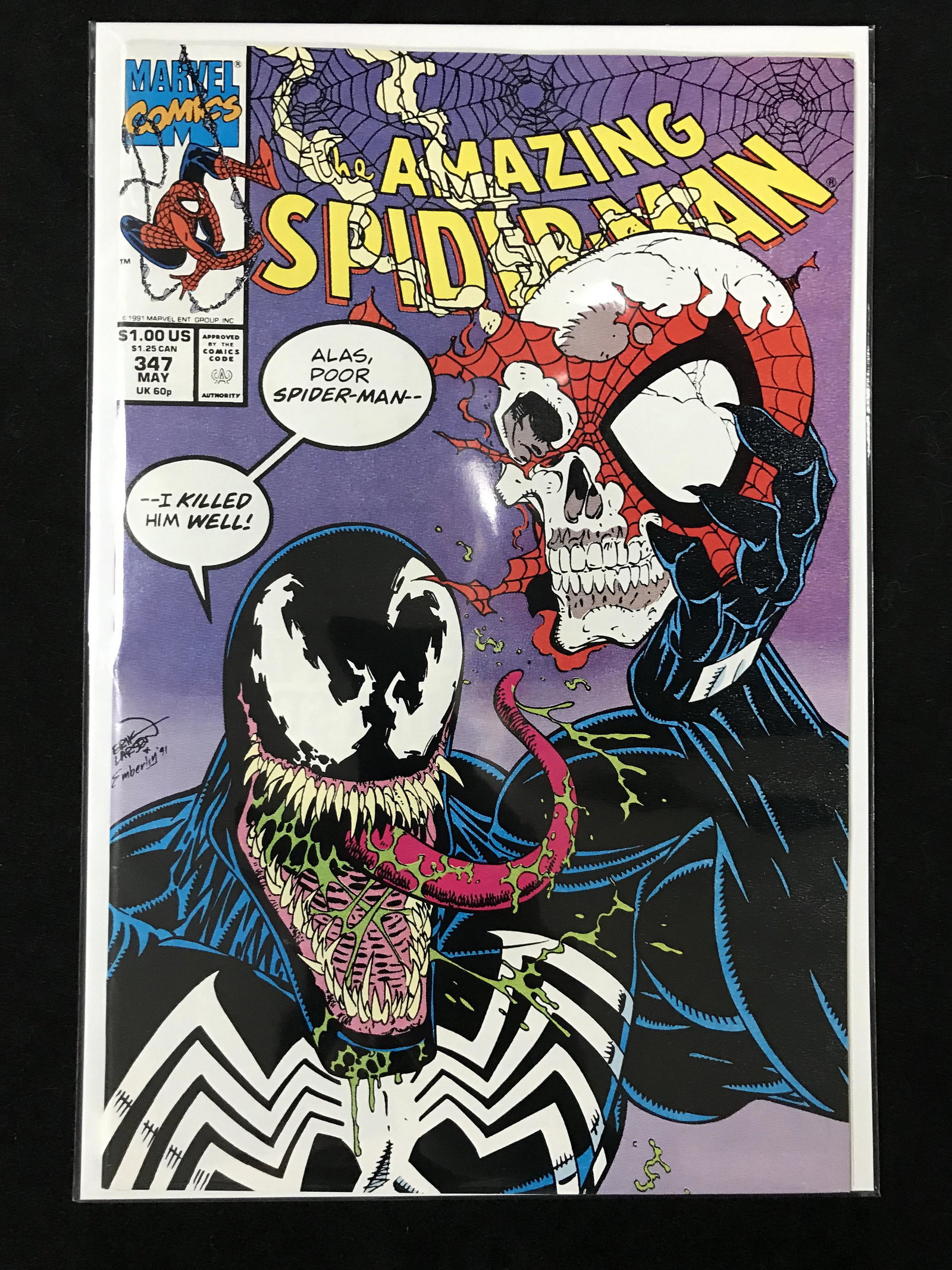 THE AMAZING SPIDER-MAN #347 (MARVEL COMICS): THE AMAZING SPIDER-MAN #347 (MARVEL COMICS)